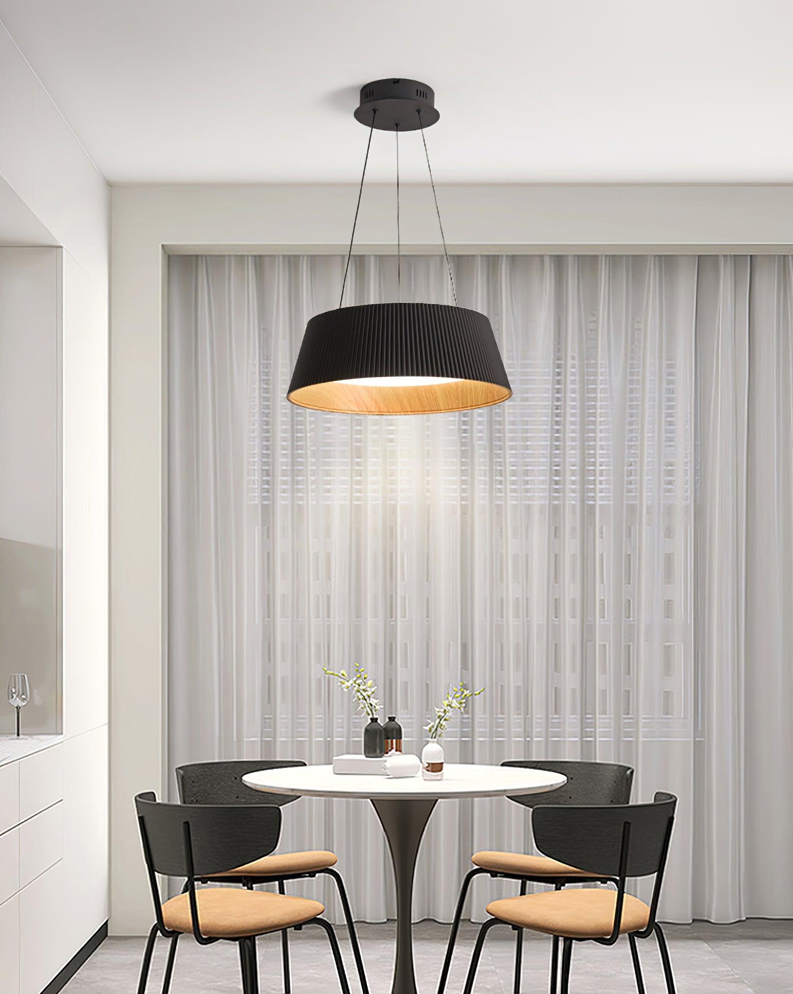 Modern Ribbed Pendant Light