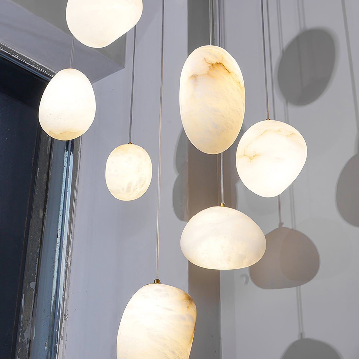 Pebbles Alabaster Pendant Lamp