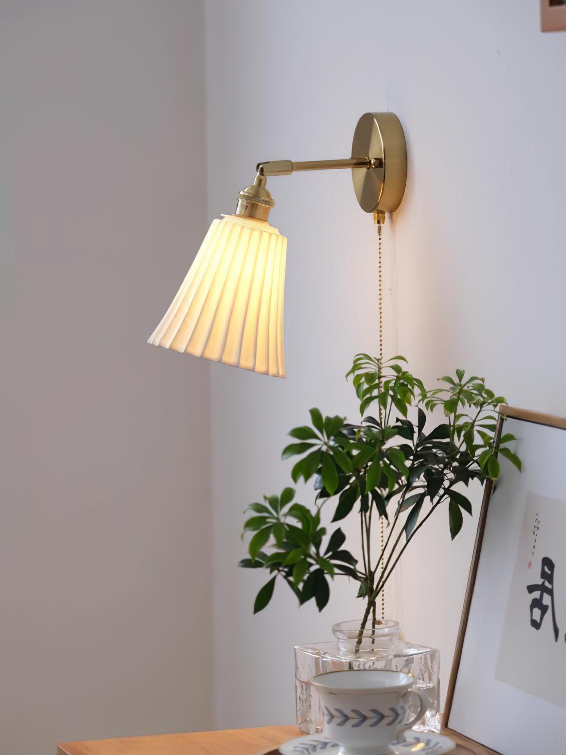 Trumpet Ceramic Wall Light