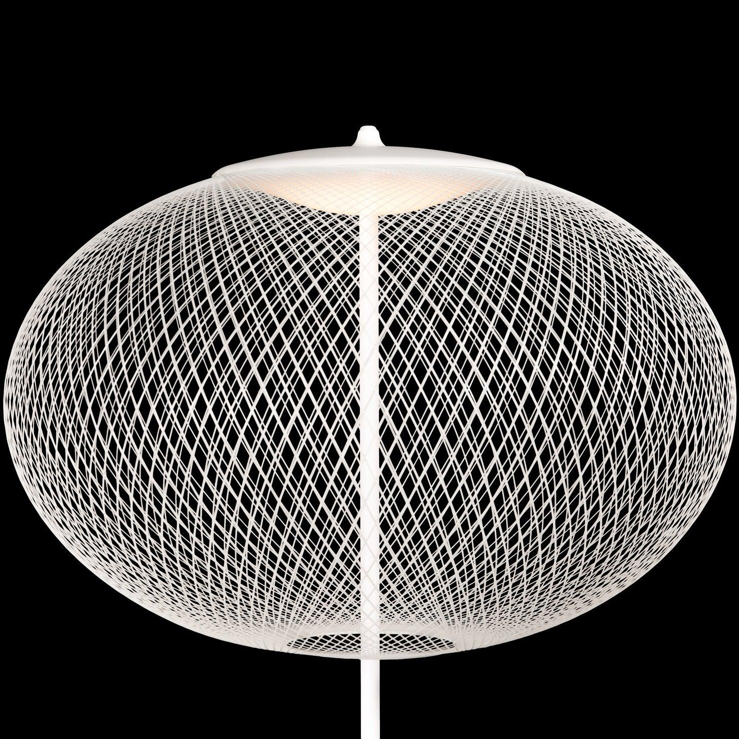 Metallic Meshwork Floor Lamp