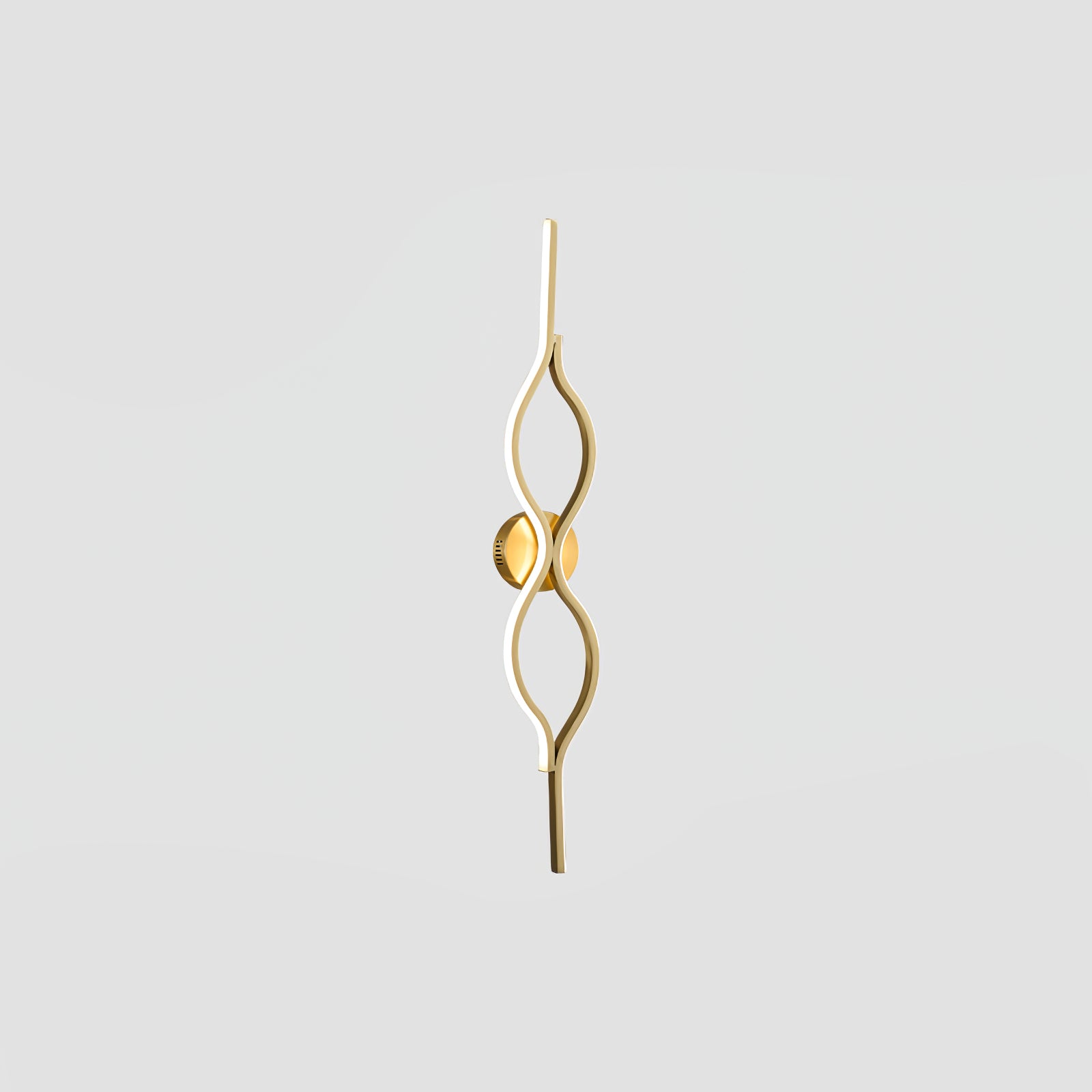 Twist Brass Wall Light