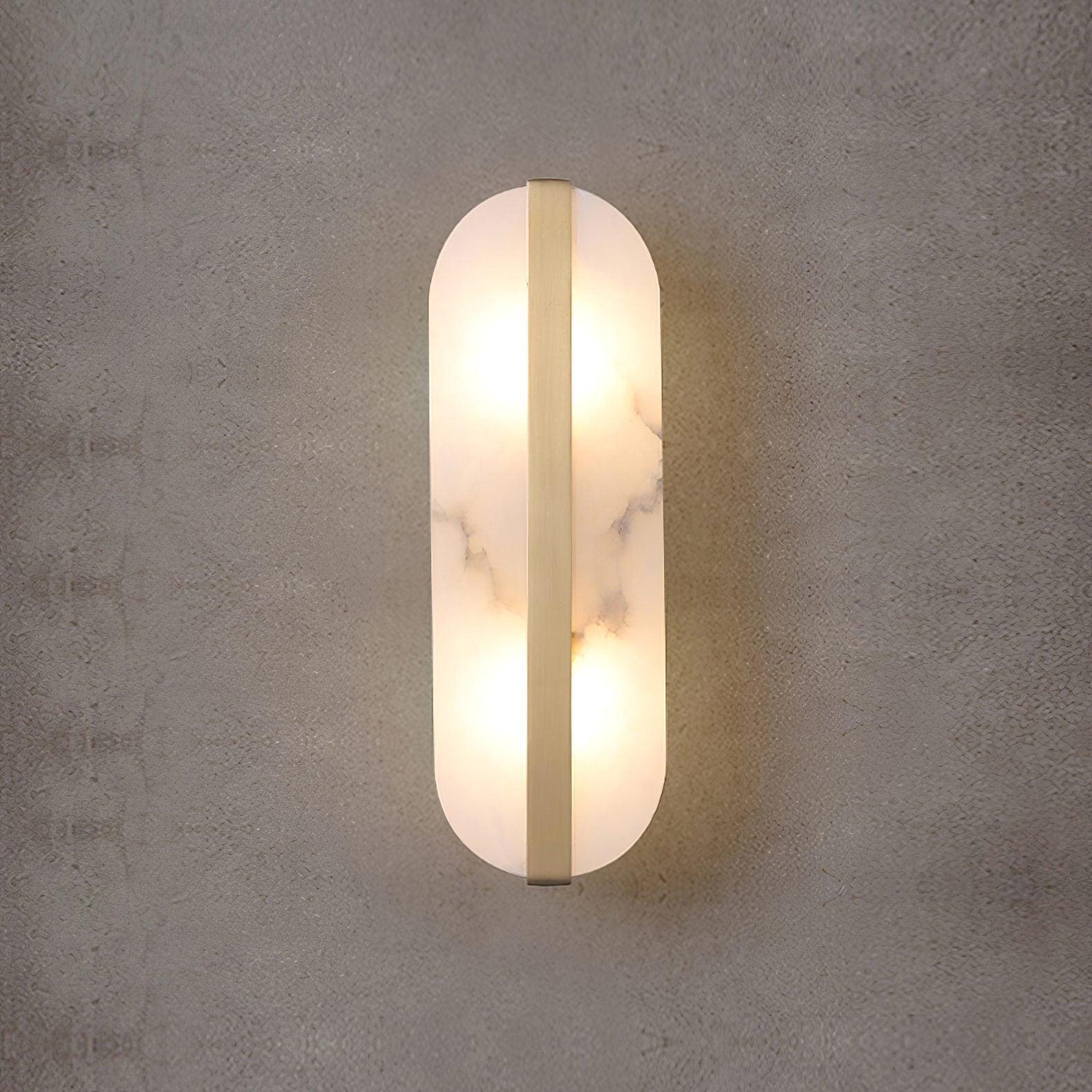 Stone Wall Alabaster LED Sconce