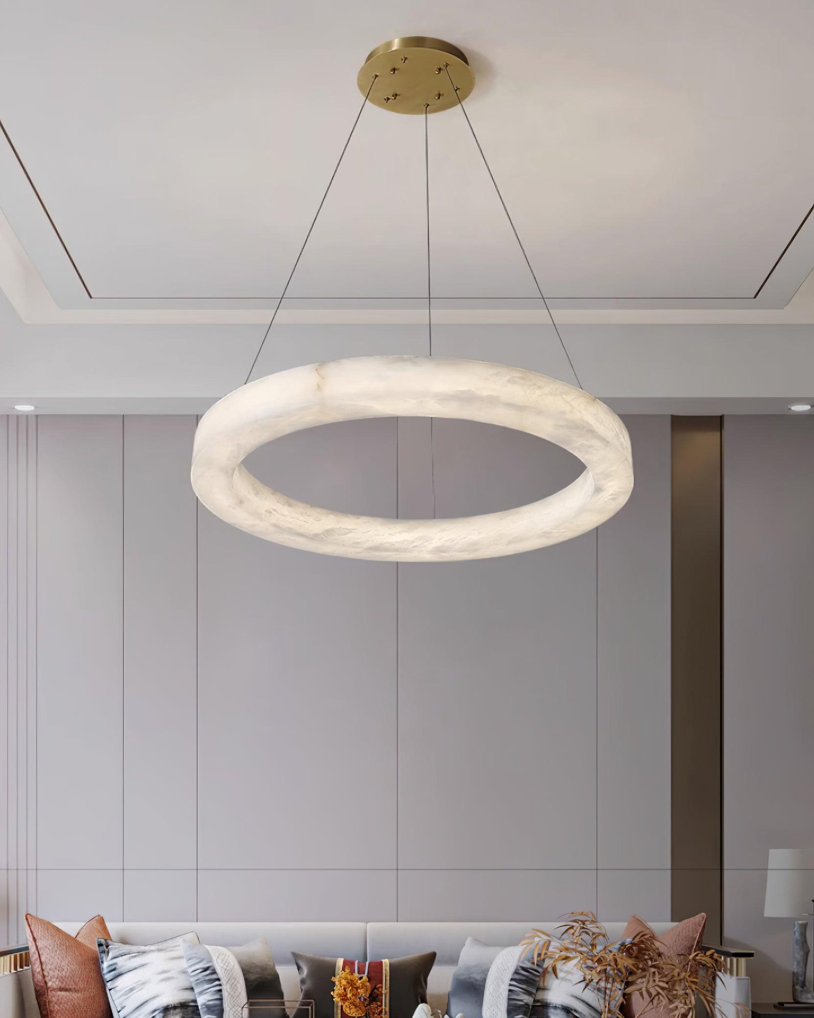 Marika Alabaster Chandelier