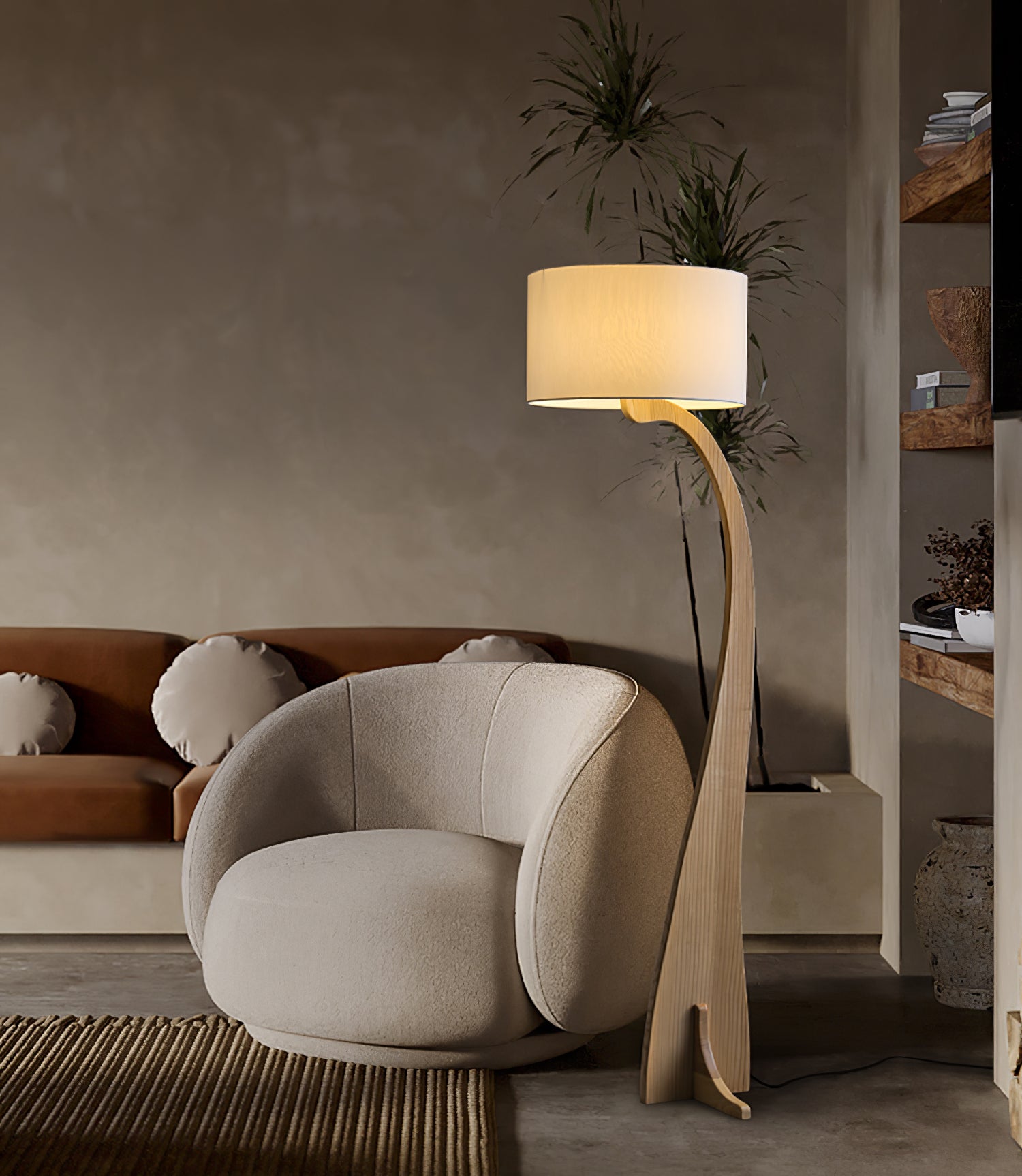 Bow Curve Floor Lamp