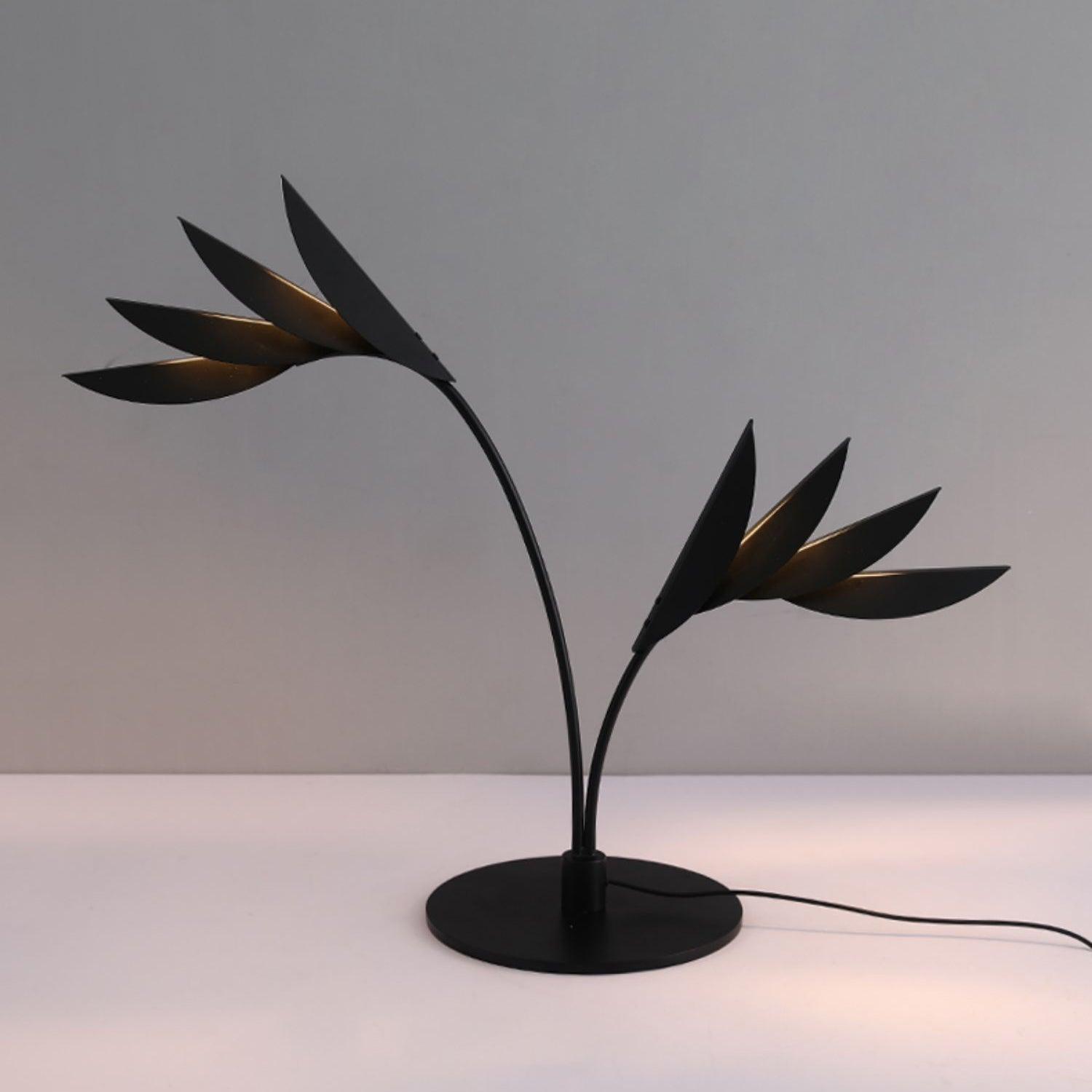 Double Leaf Table Lamp