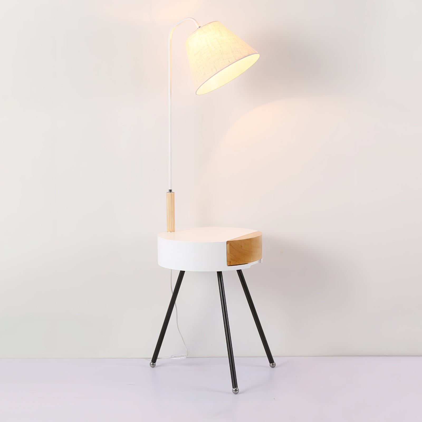 Tripod Fabric Floor Lamp