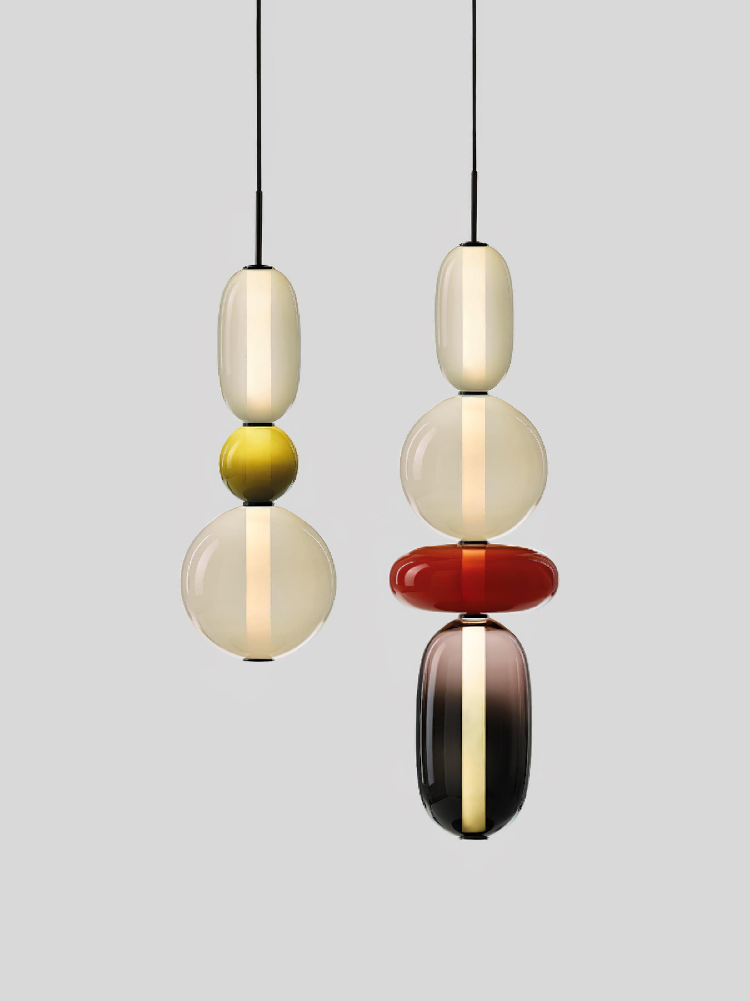 Candied Glass Combo Pendant Light