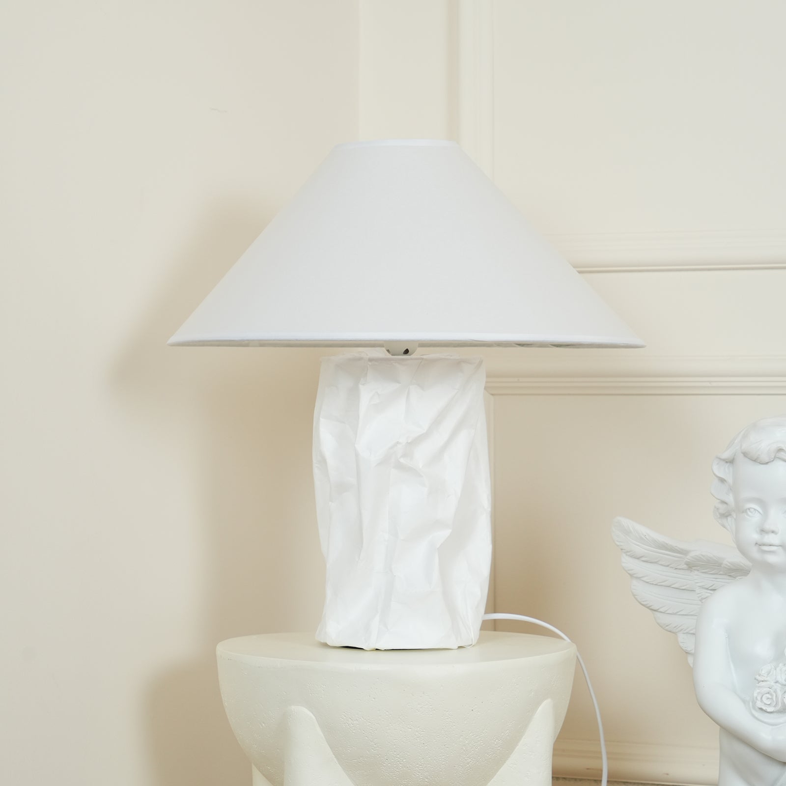 Crinkle Paper Table Lamp