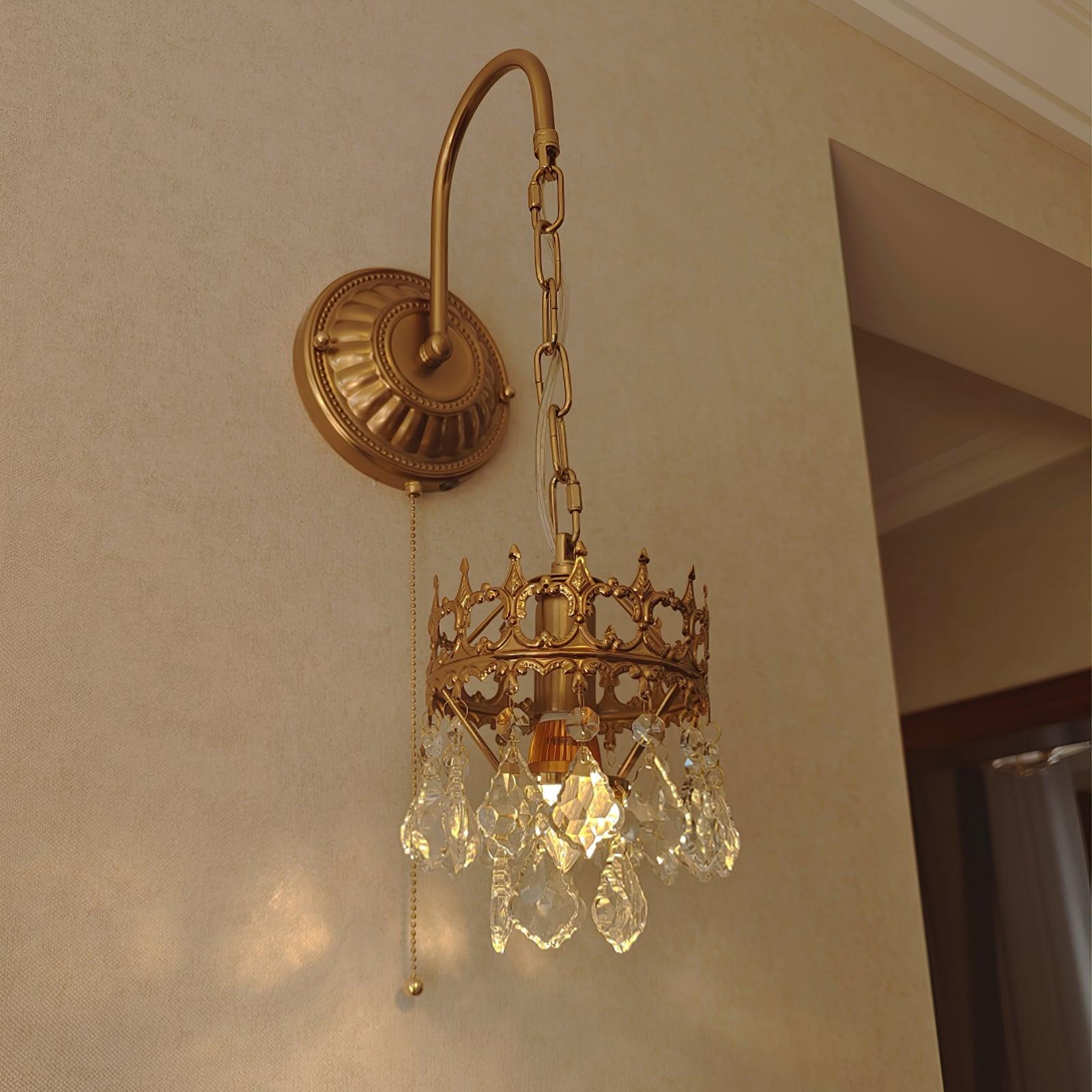 Crystal Crown Sconce