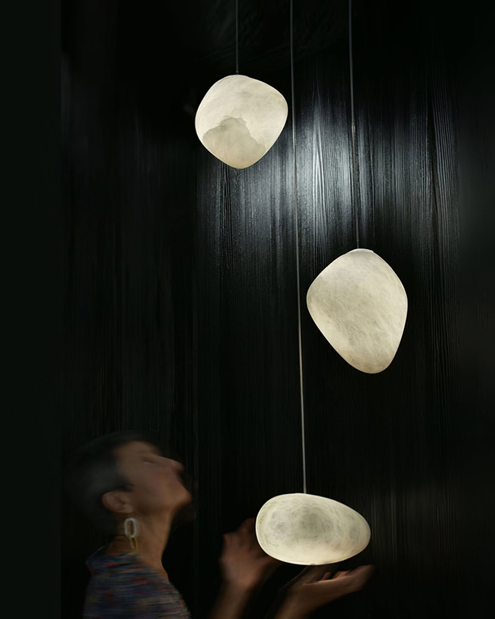 Pebbles Alabaster Pendant Lamp