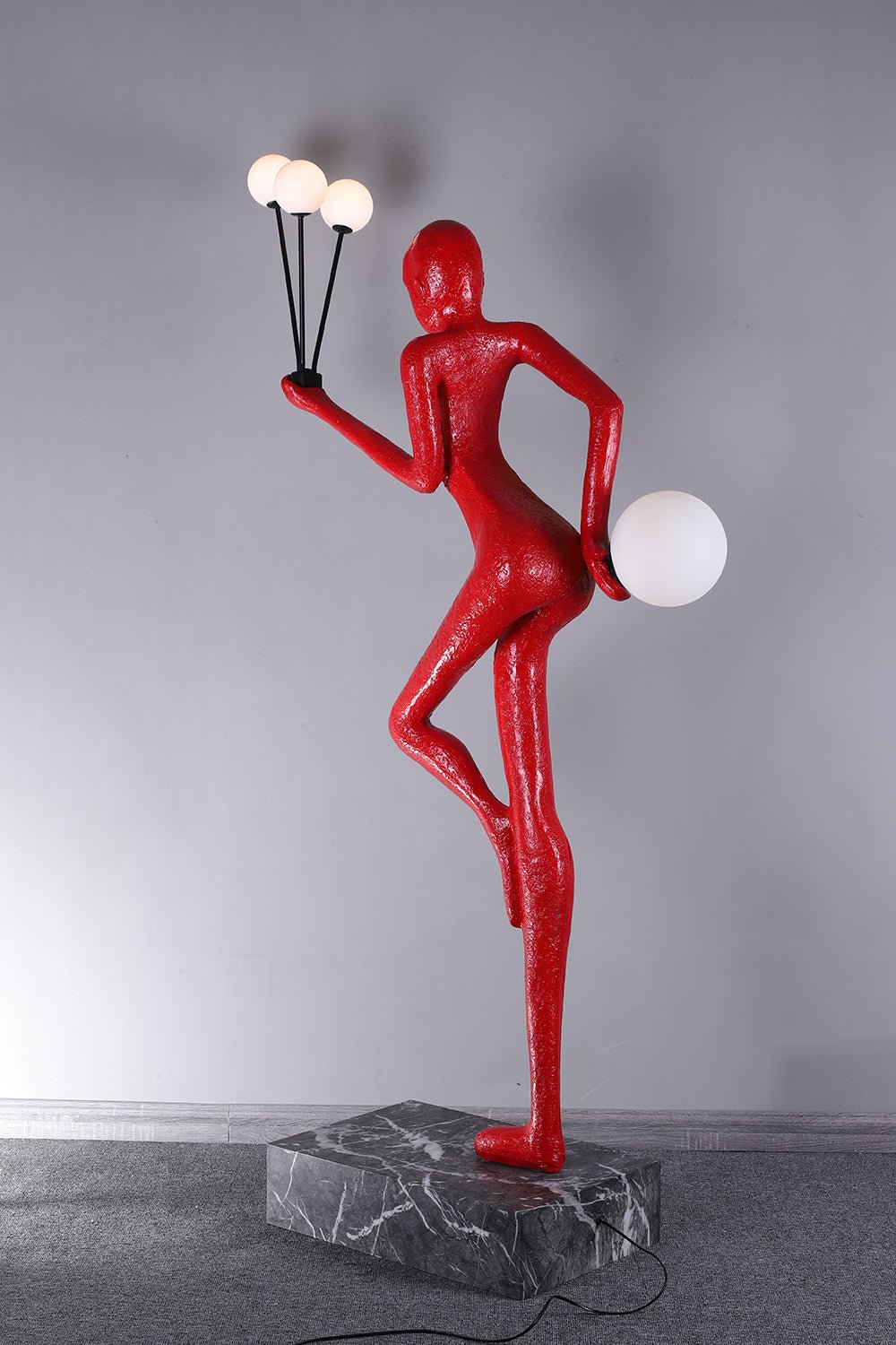 Juggling Sculptor Floor Lamp