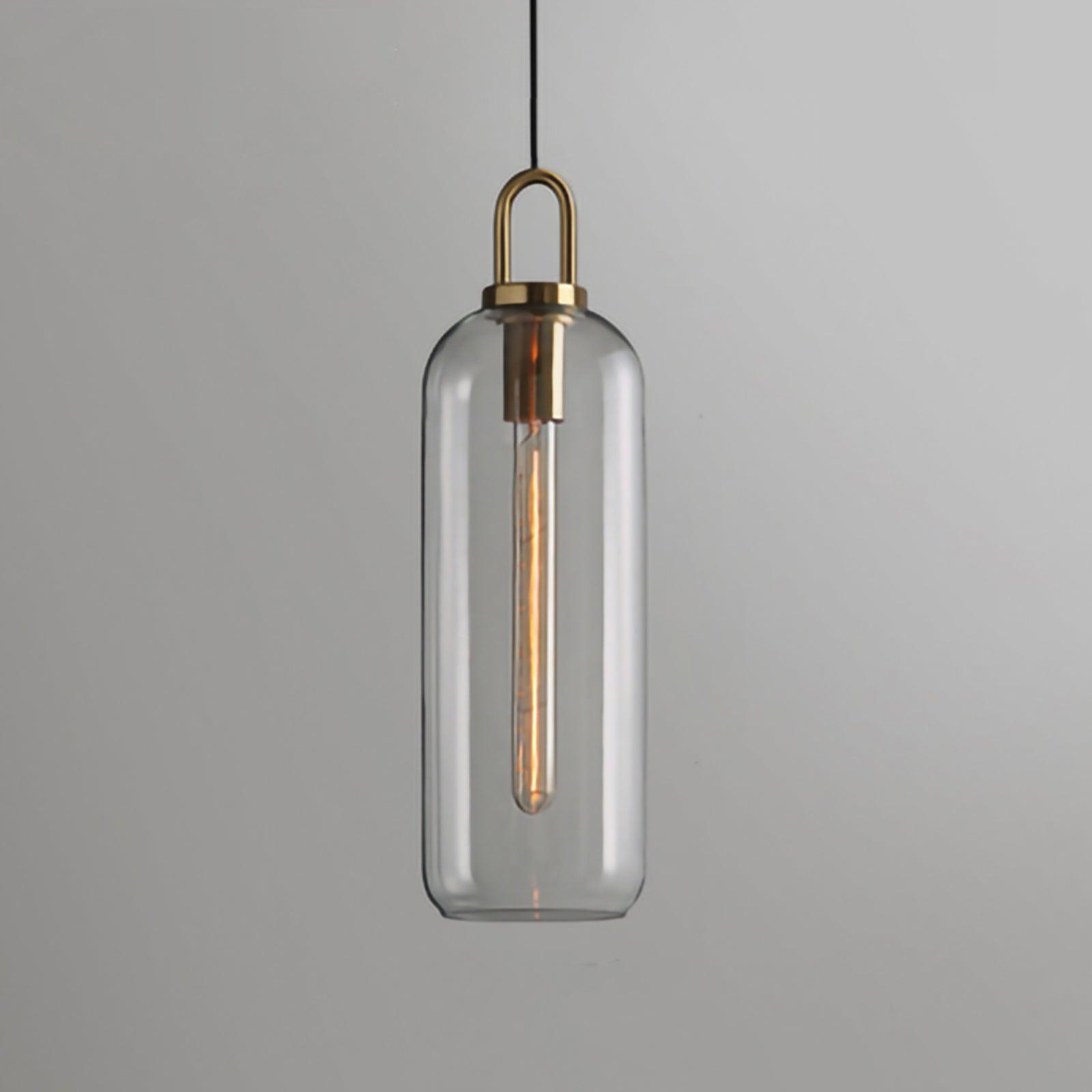 Glass Pendant Swag Light