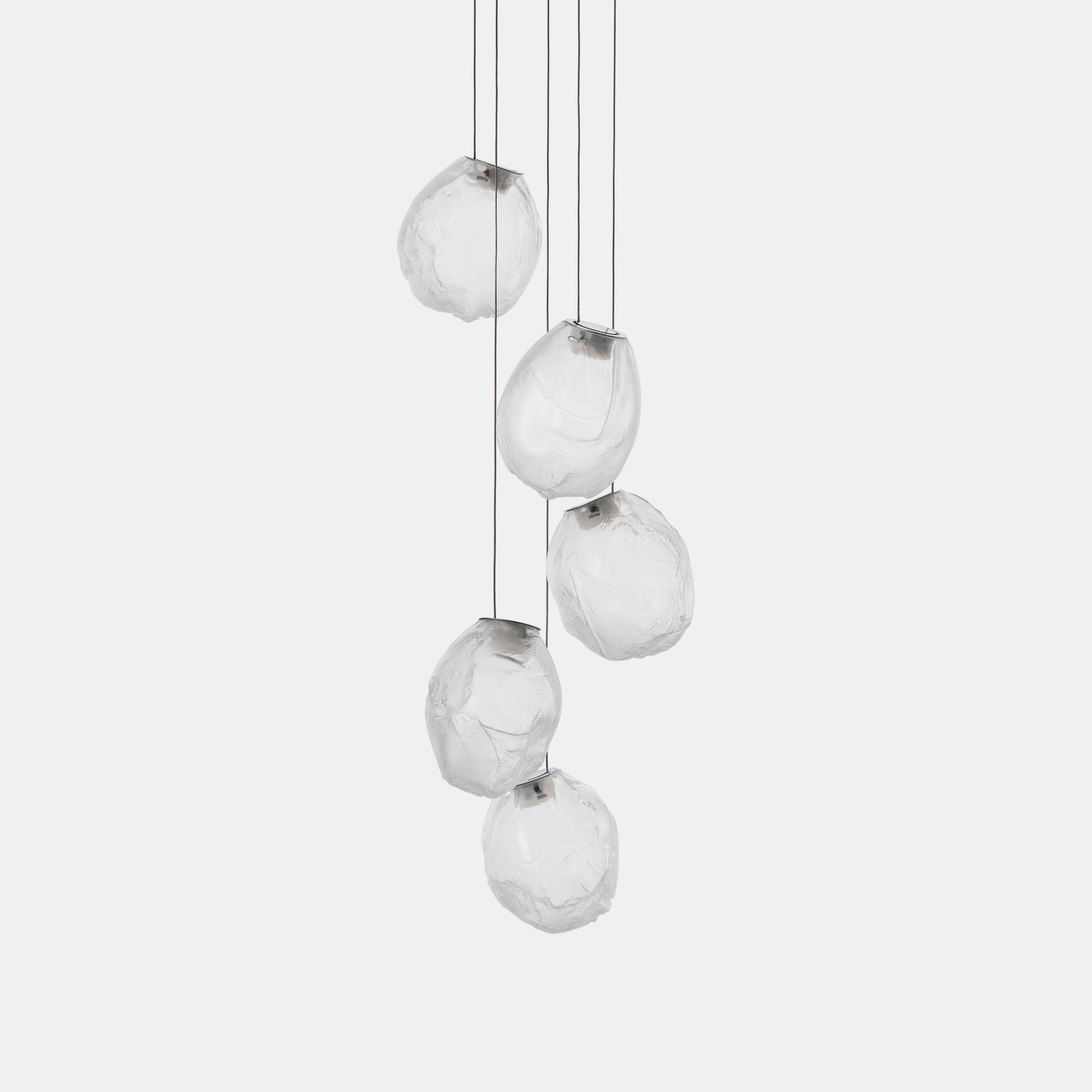 Liquid Glass Stone Pendant Light