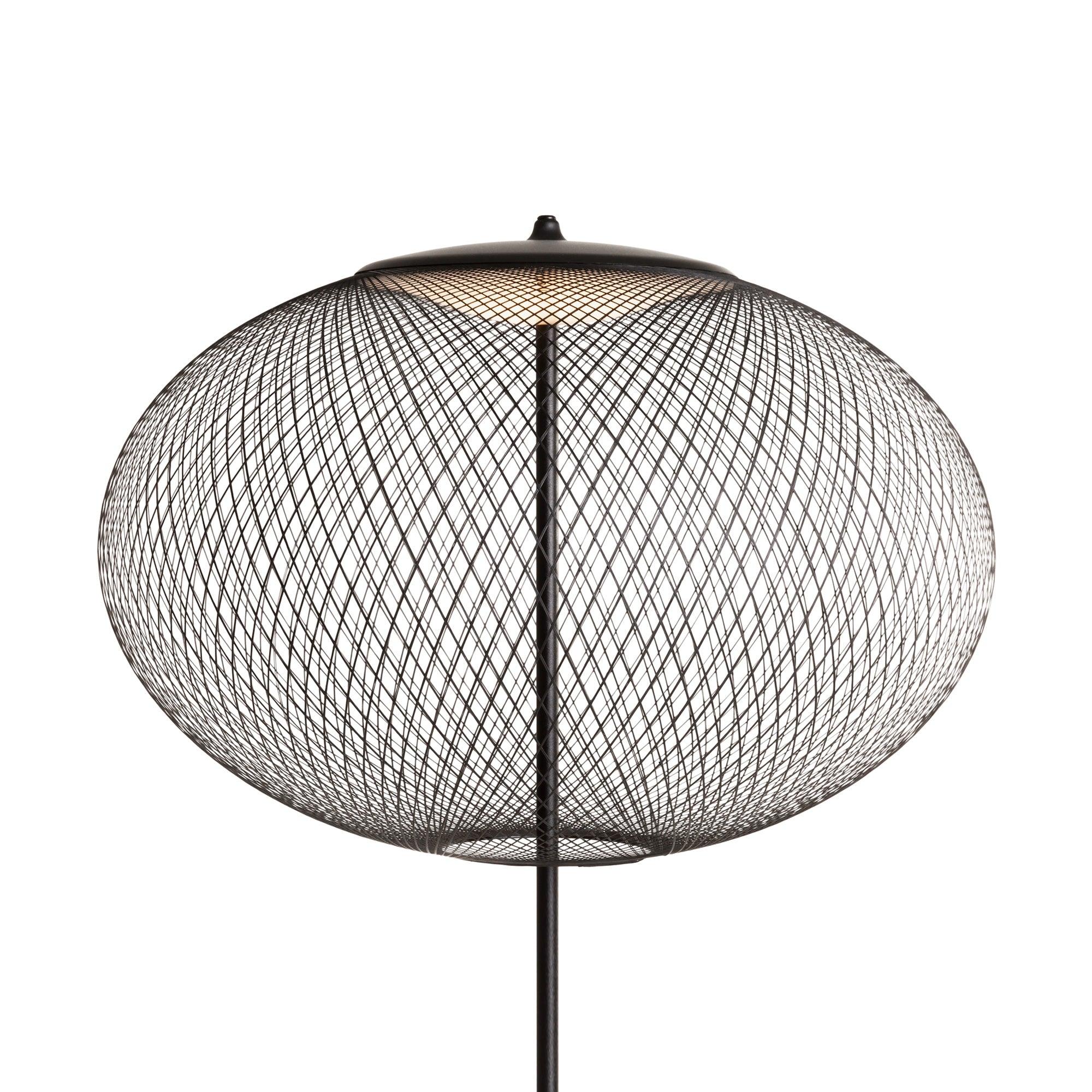 Metallic Meshwork Floor Lamp