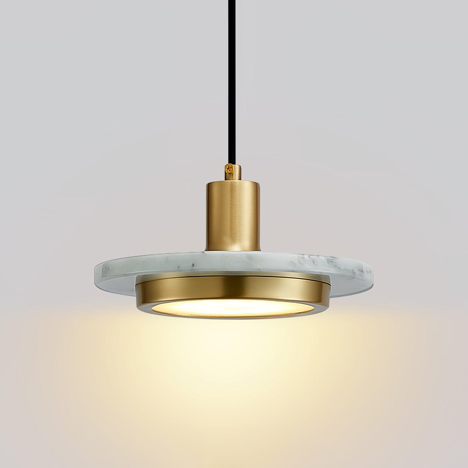 Double Circle Pendant Light