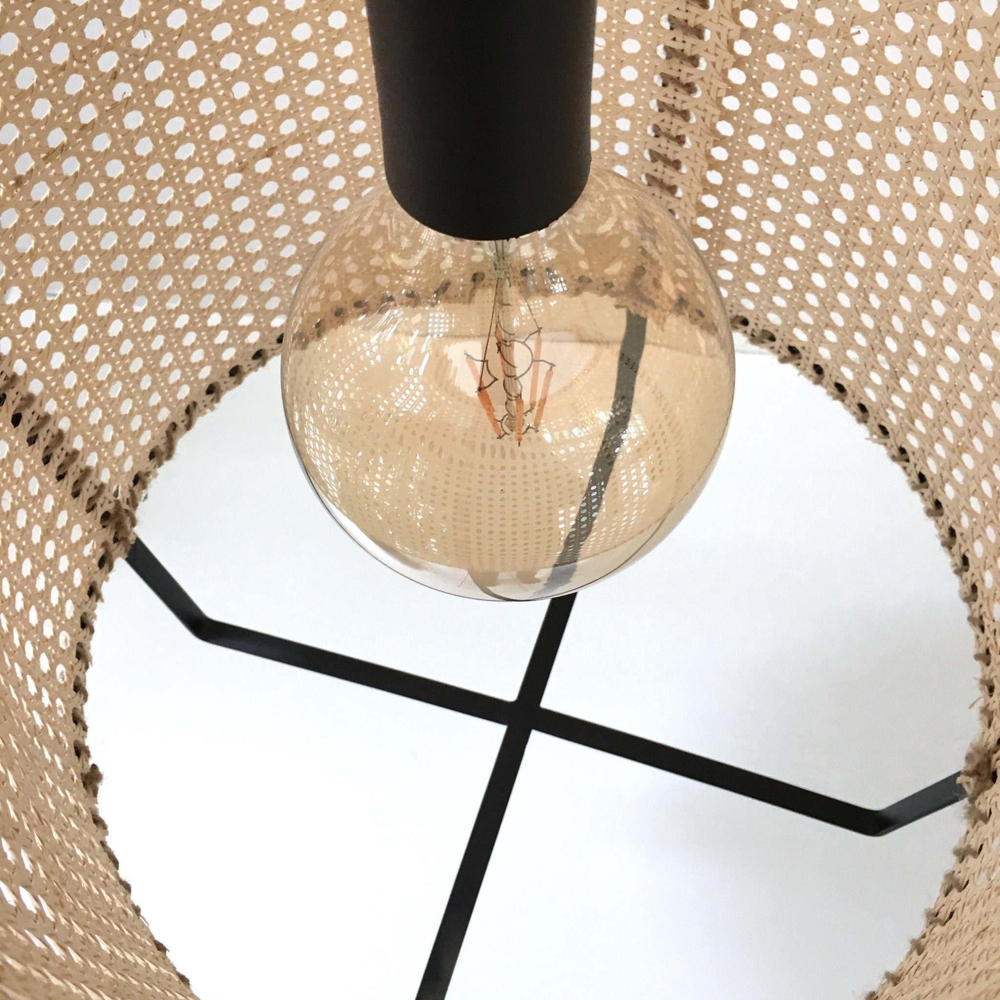 Rattan Cane Pendant Light