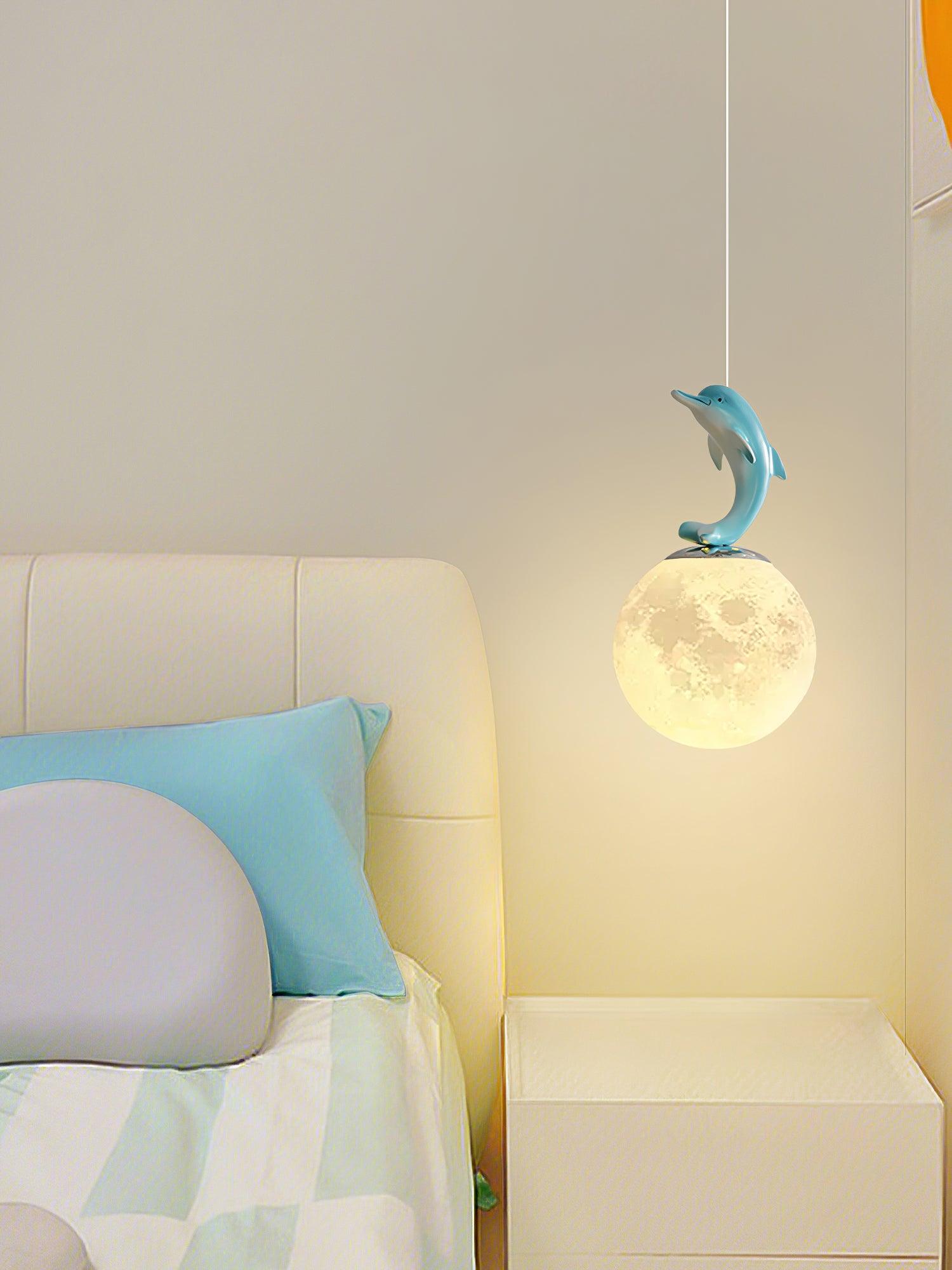 Animal And Moon Pendant Light