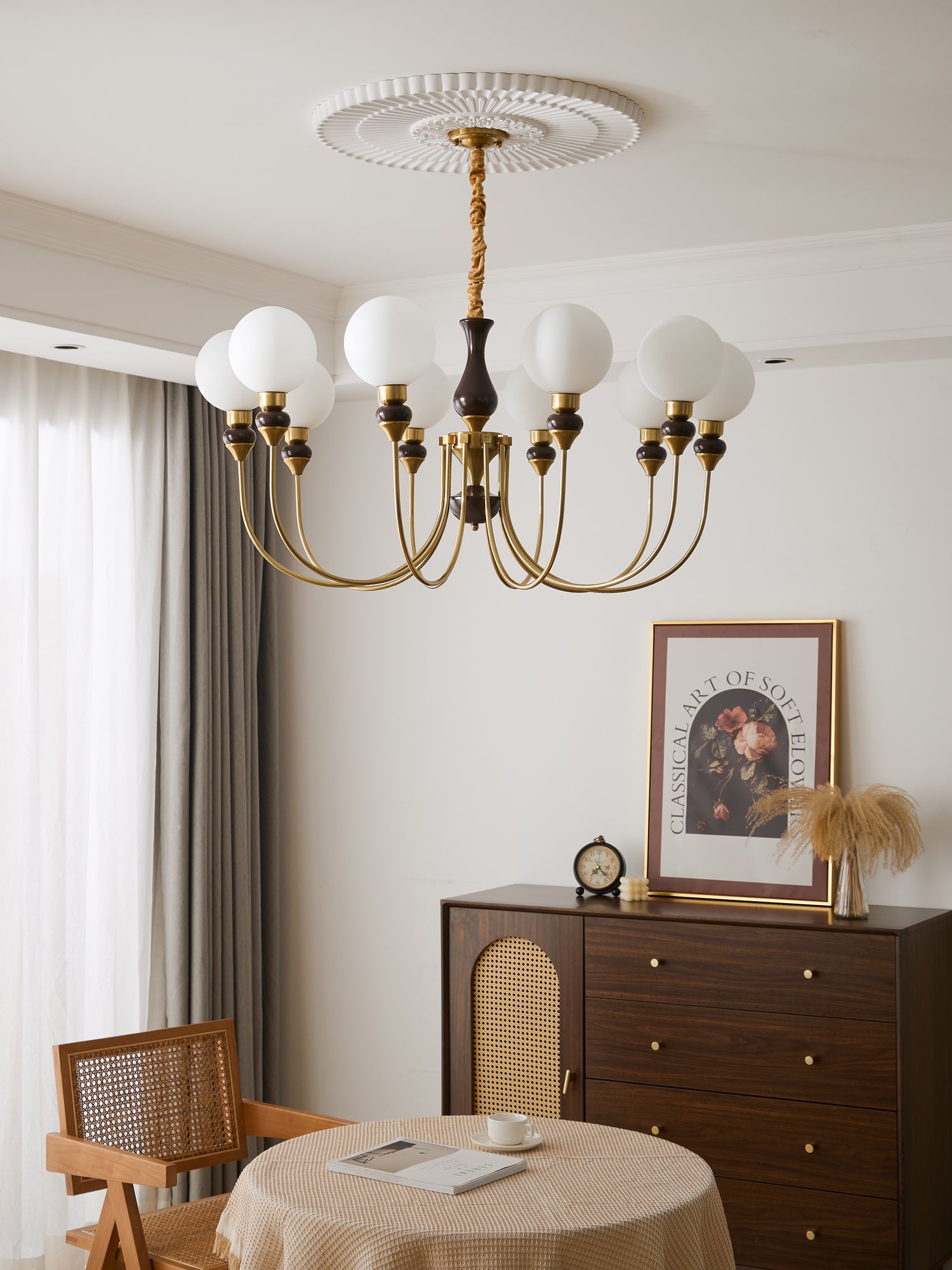 Helena Curve Chandelier