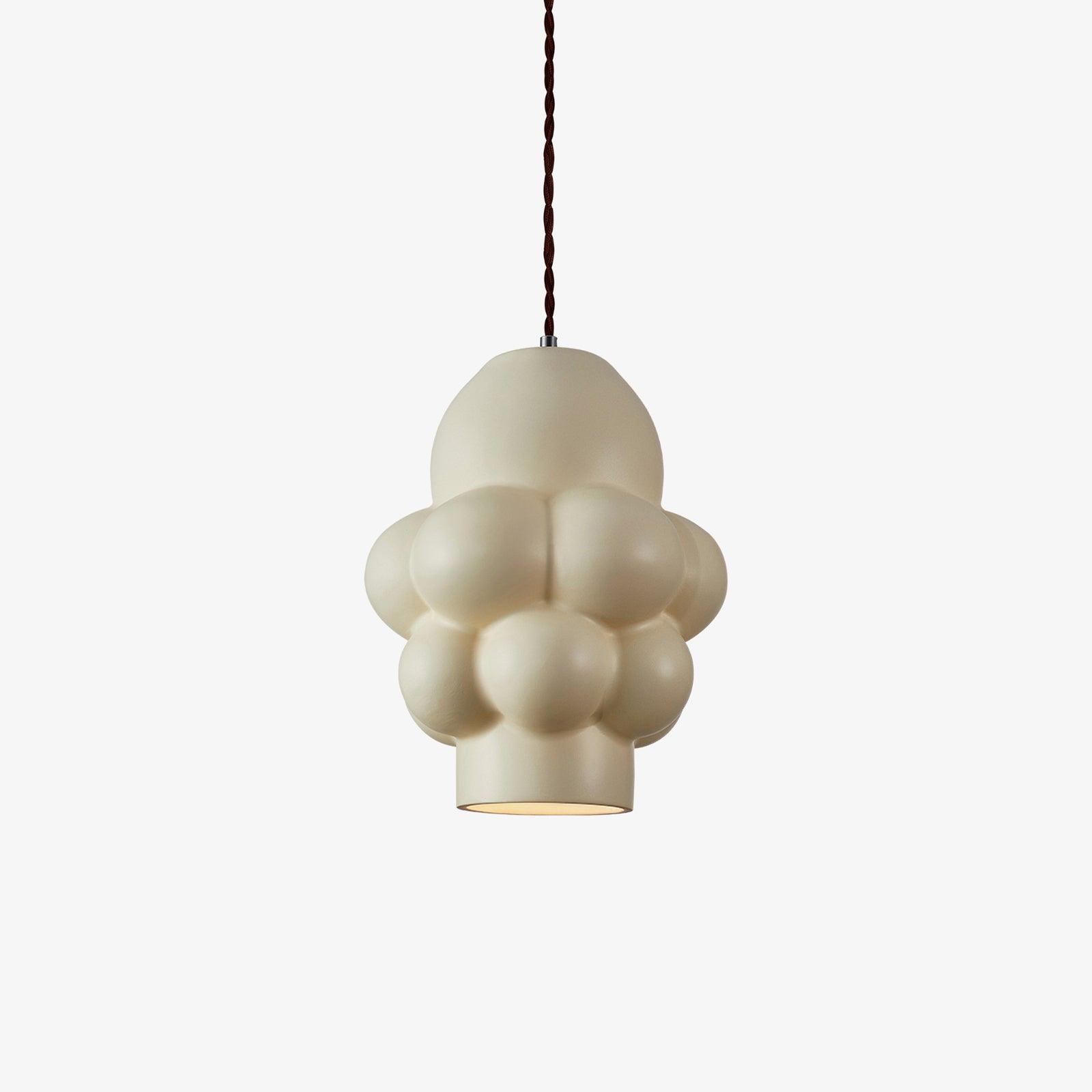 Resin Cream Pendant Lamp