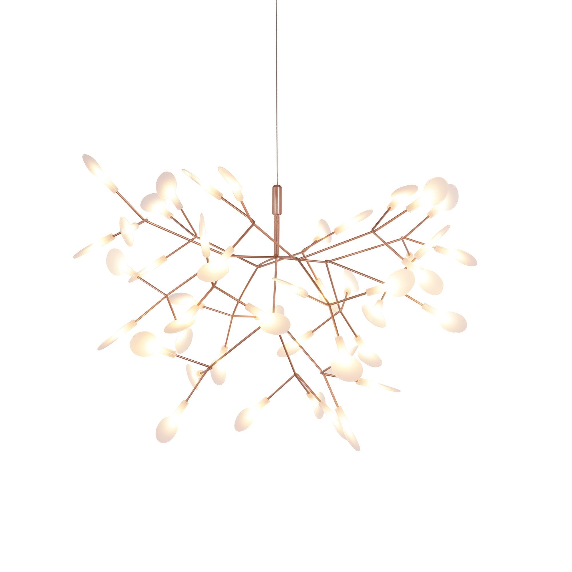 Rose Gold Firefly LED Chandelier