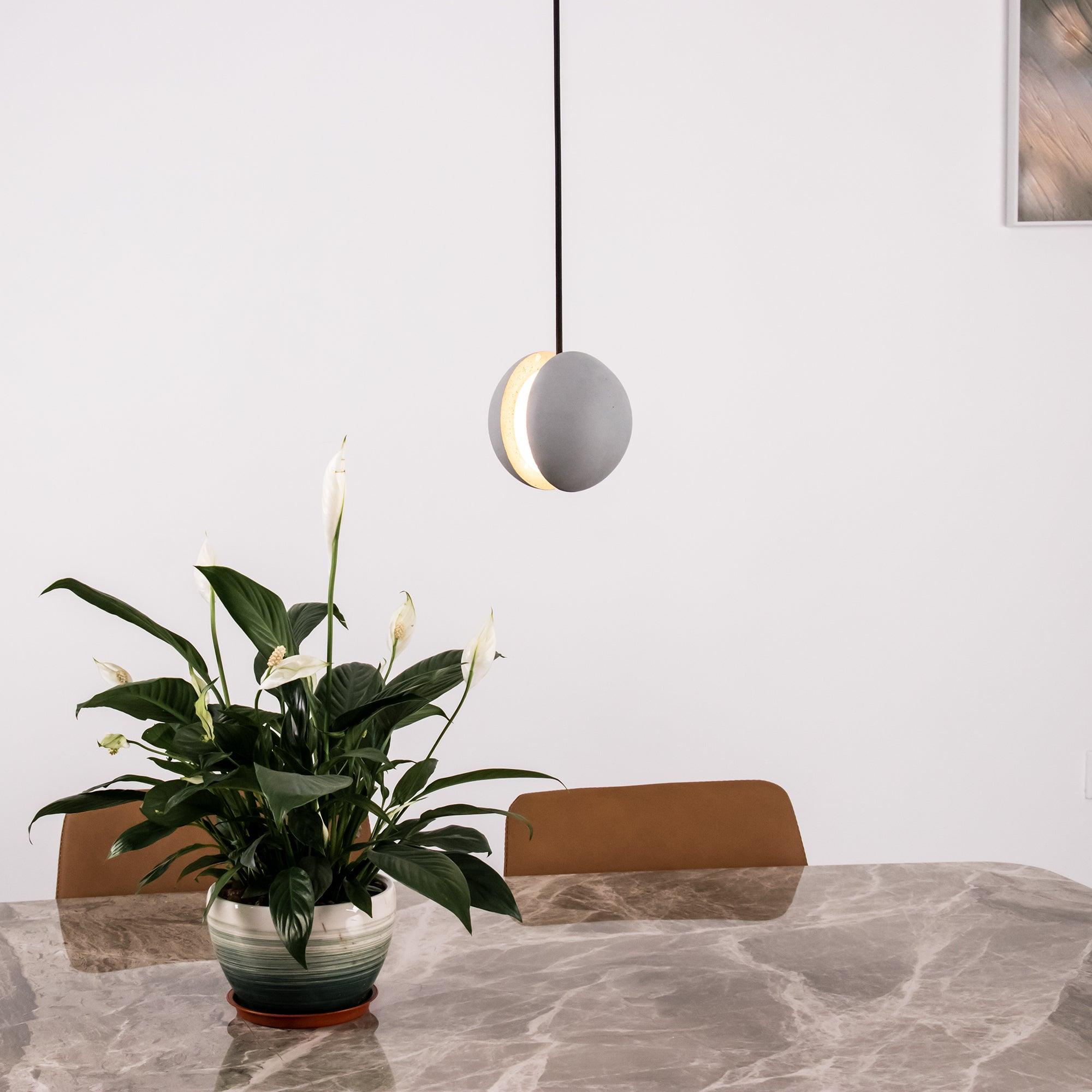 Moon Concrete Pendant Lamp