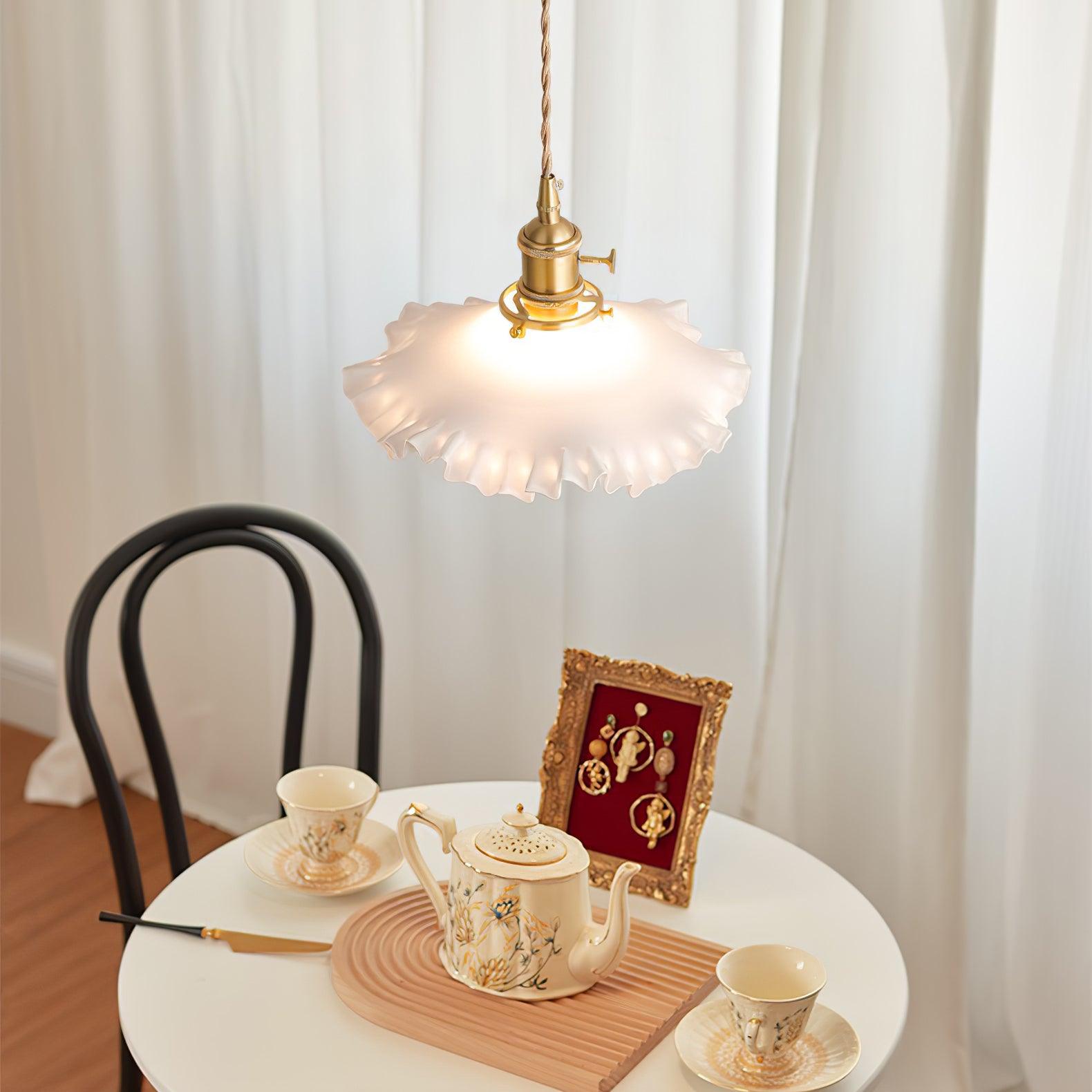 Small Floral Pendant Lamp