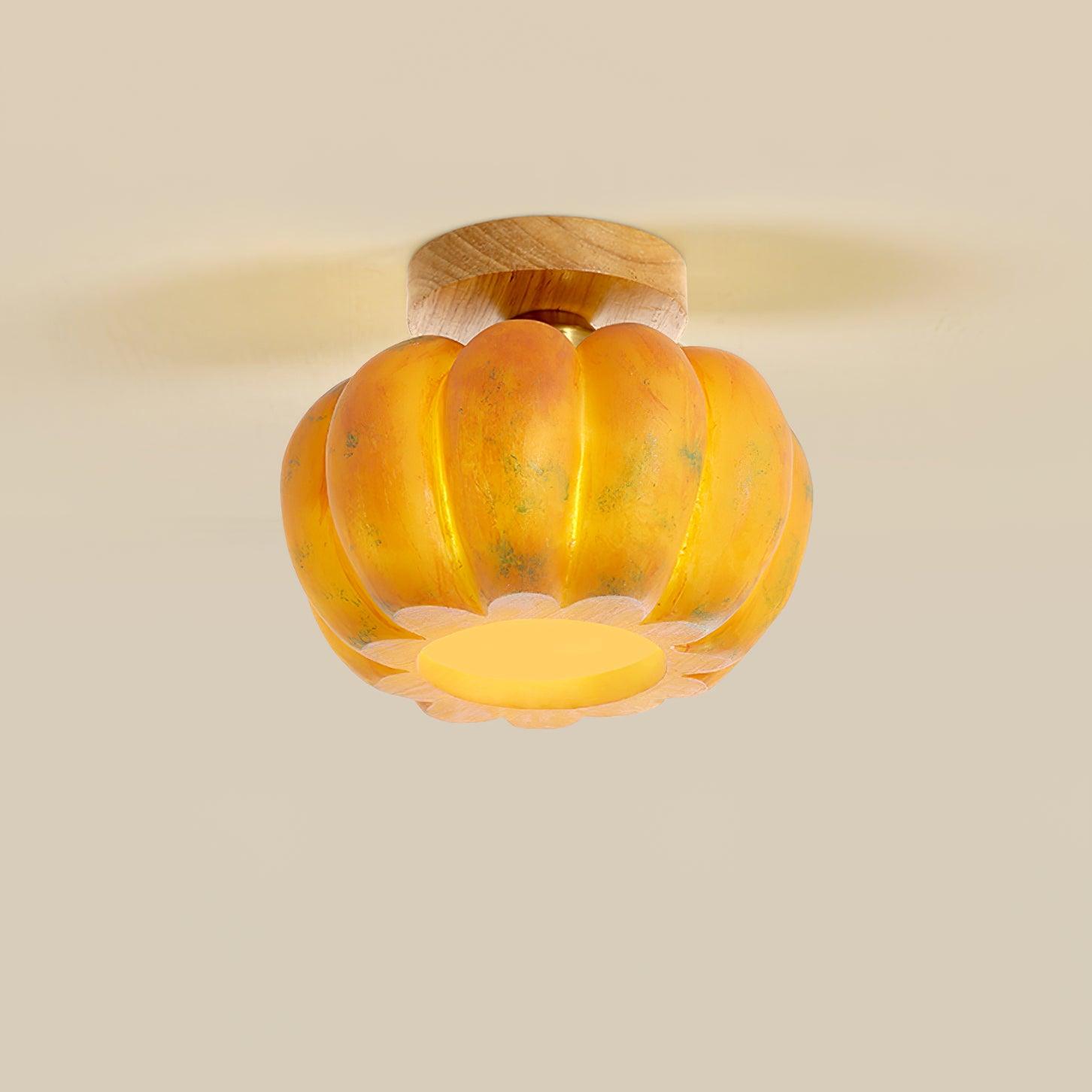 Pumpkin Ceiling Light