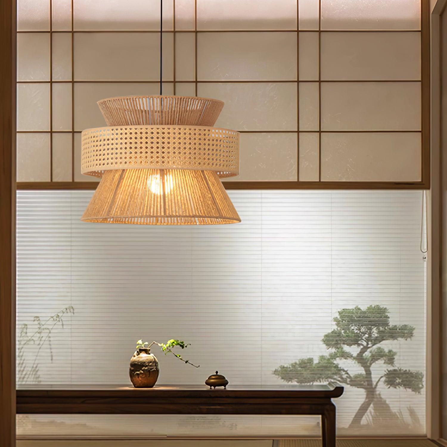 Rattan Bamboo Pendant Lamp