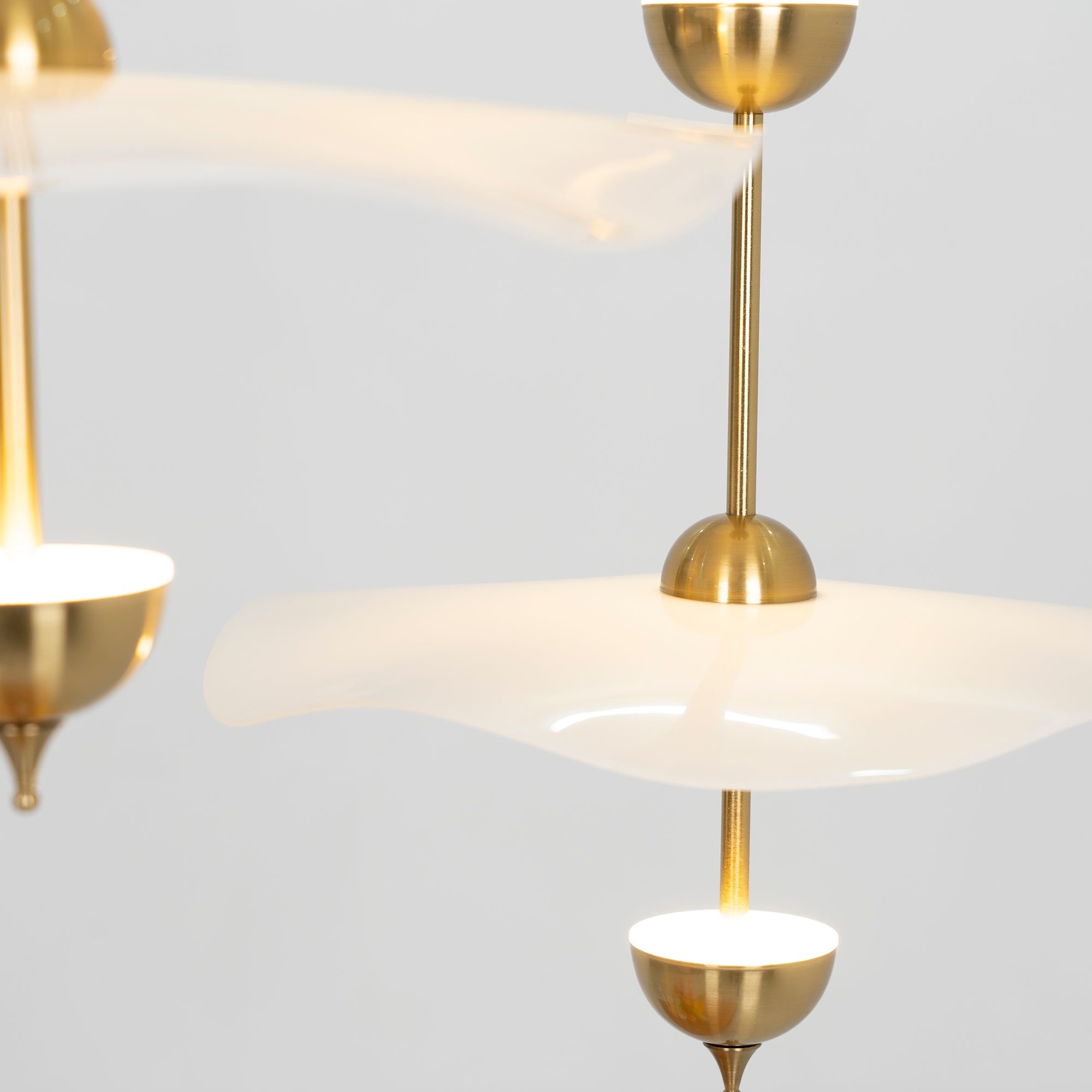 Envolee Double Biscuit Pendant Light