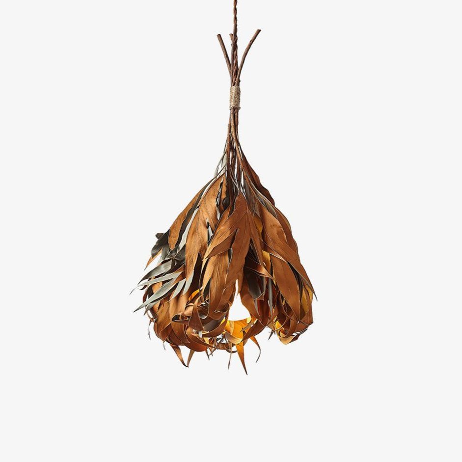 Dried Branch Leaf Pendant Lamp