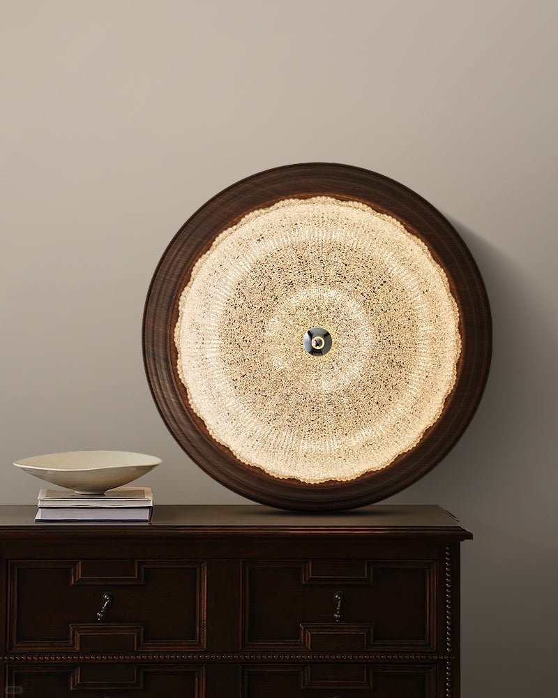 Celestia Walnut Ceiling Light