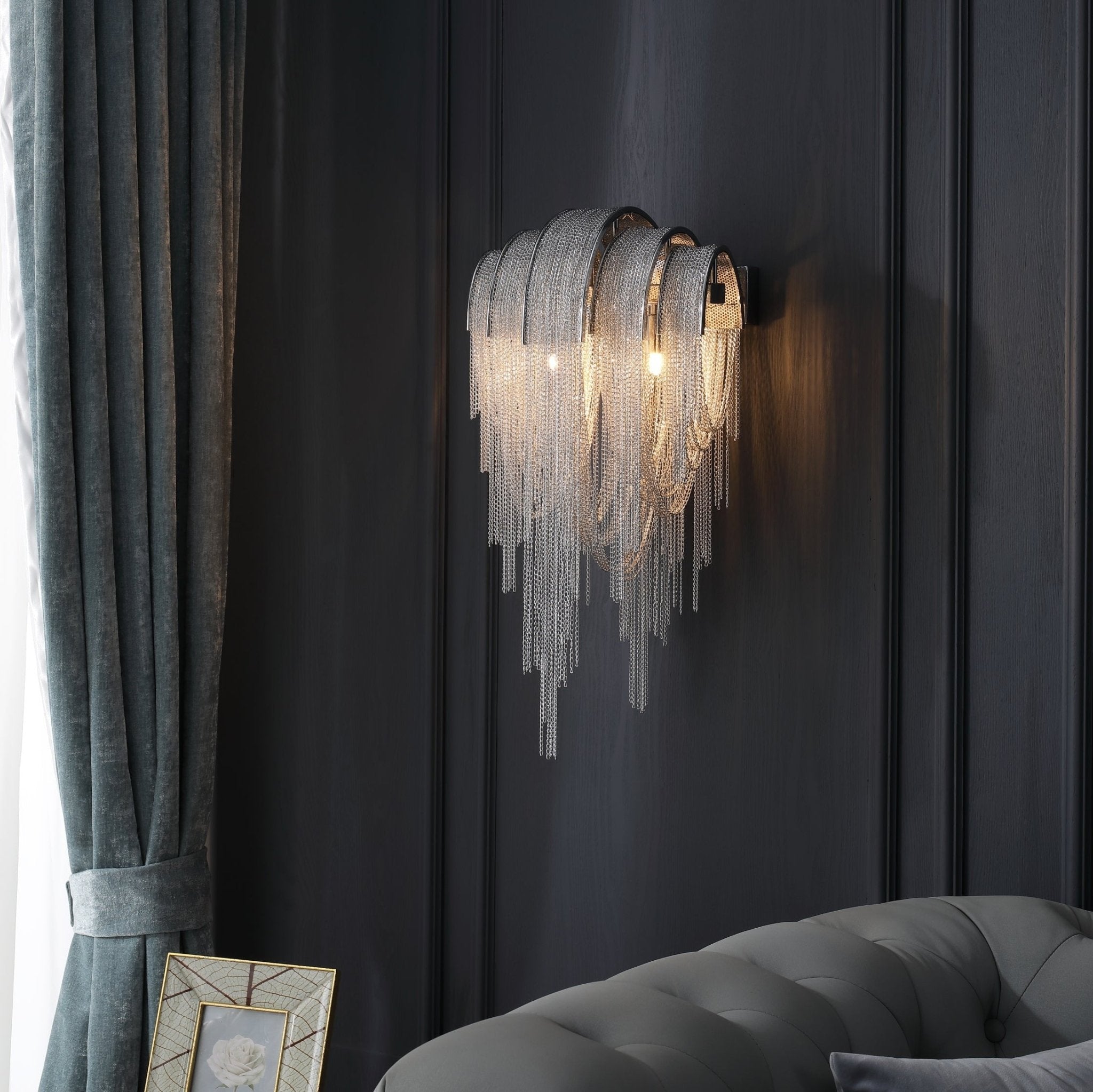 Chains Tassel Wall Lamp