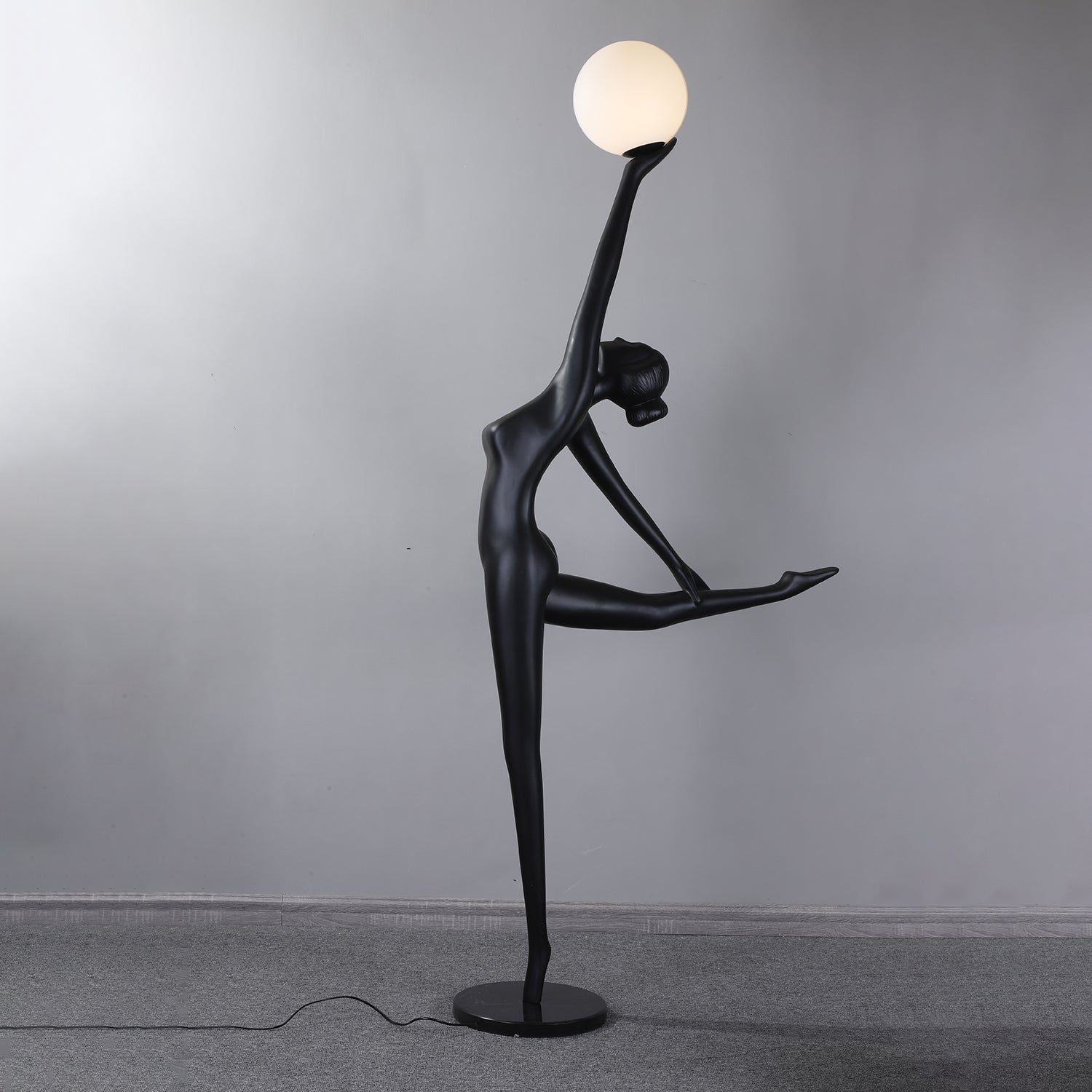 Rhythmic Gymnast Sculpture Floor Lamp