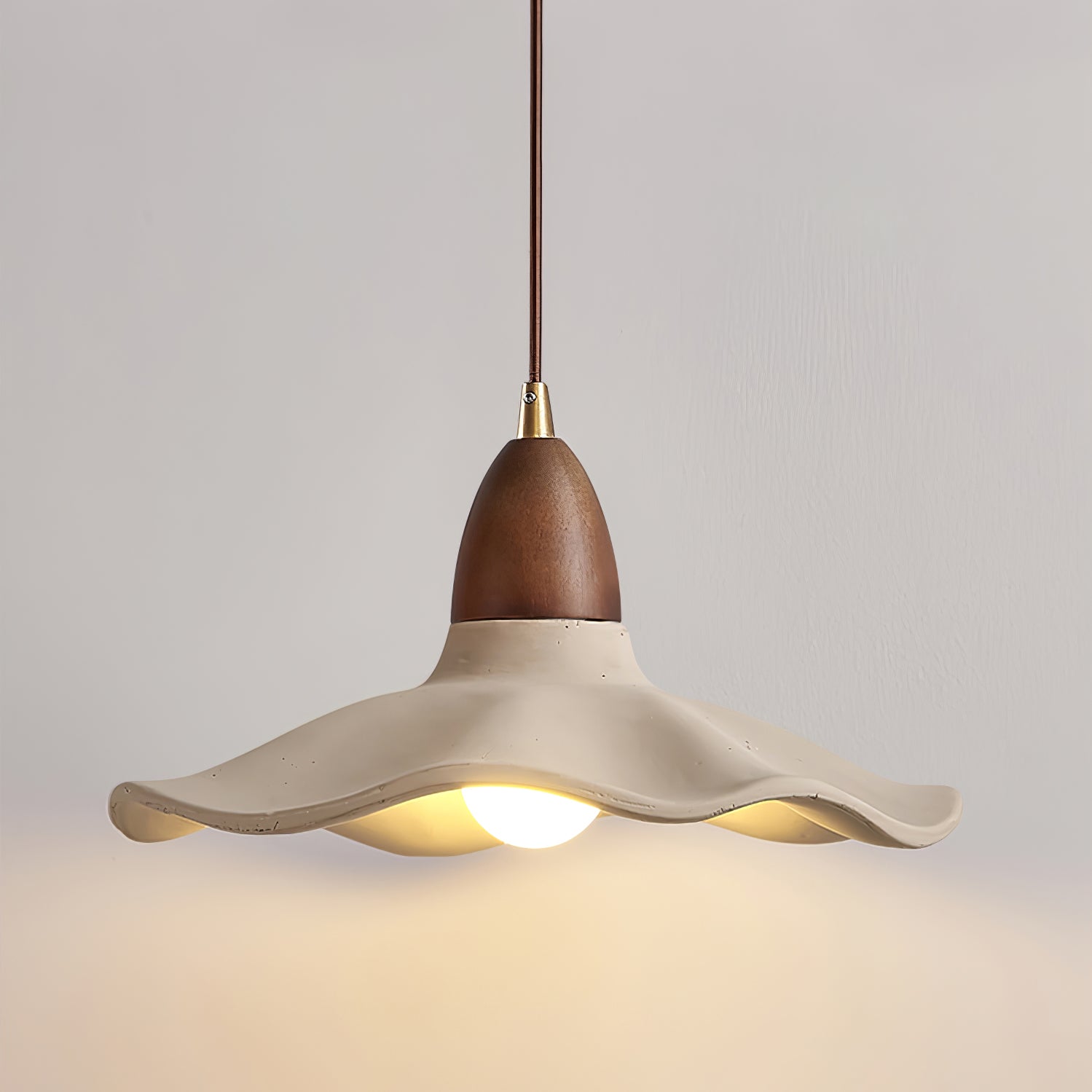 Cement Wave Pendant Light