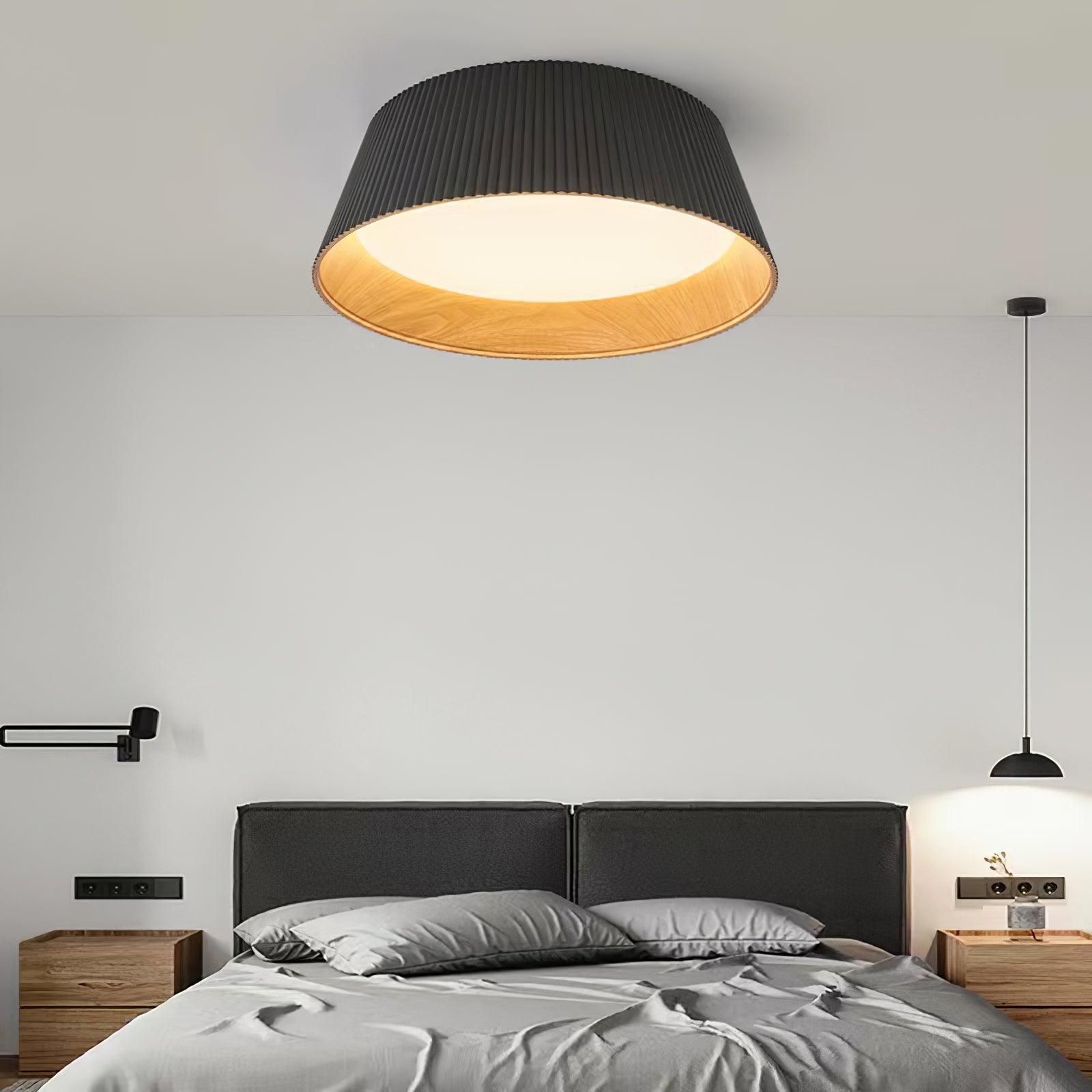 Modern Ribbed Ceiling Light