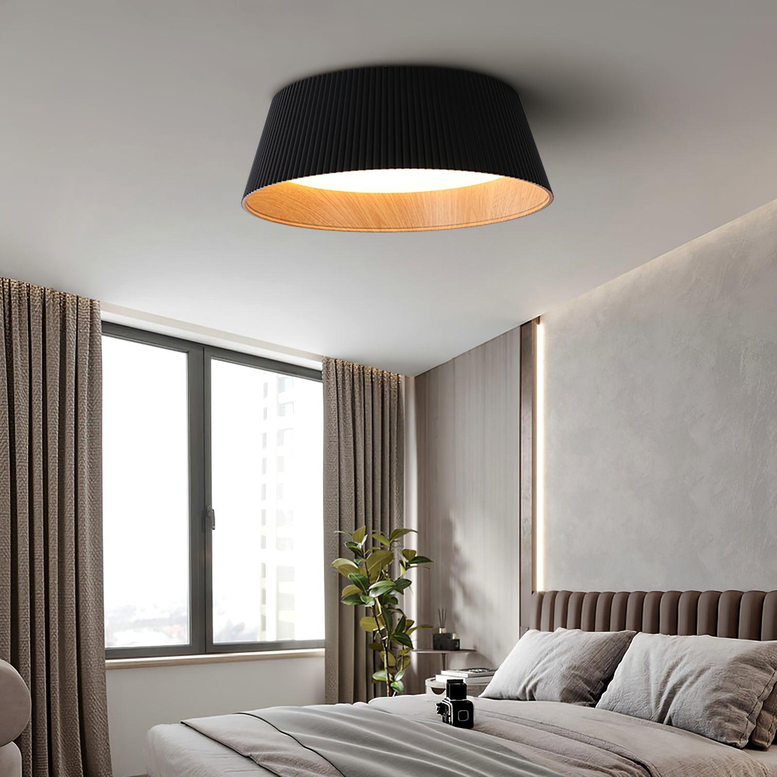 Modern Ribbed Ceiling Light