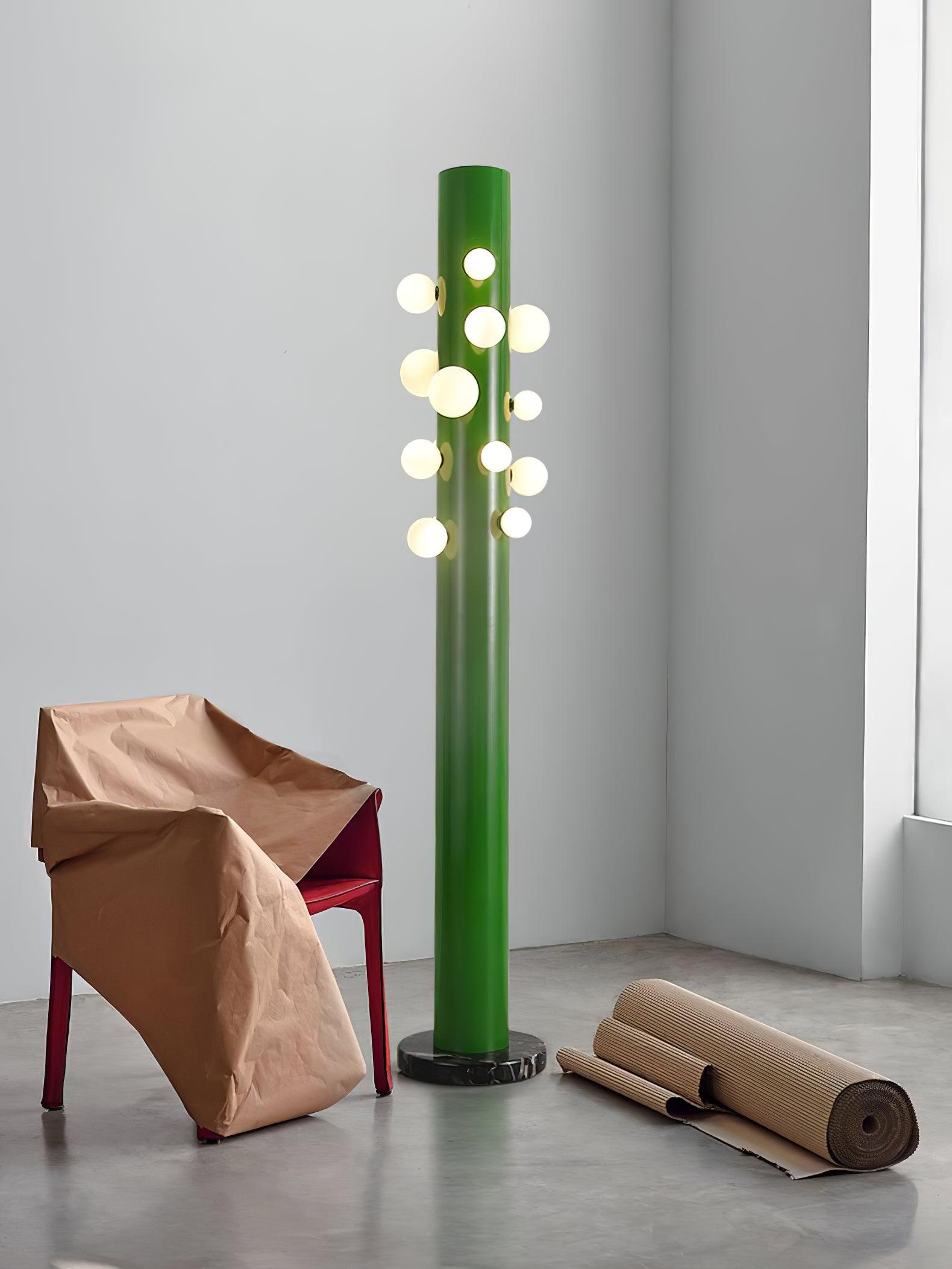 Green Apes Floor Lamp