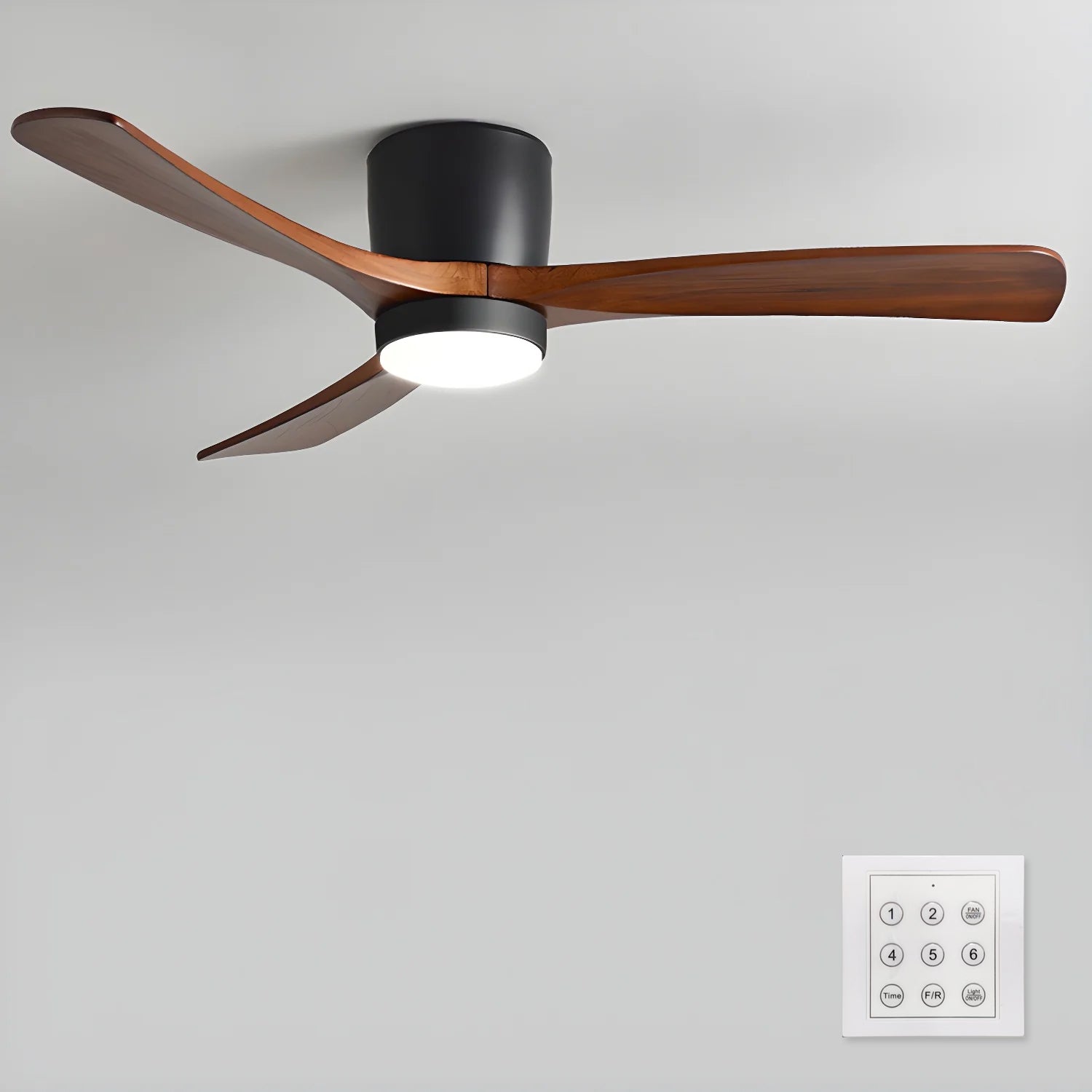 Nordic Wooden 42/48 Ceiling Fan Light