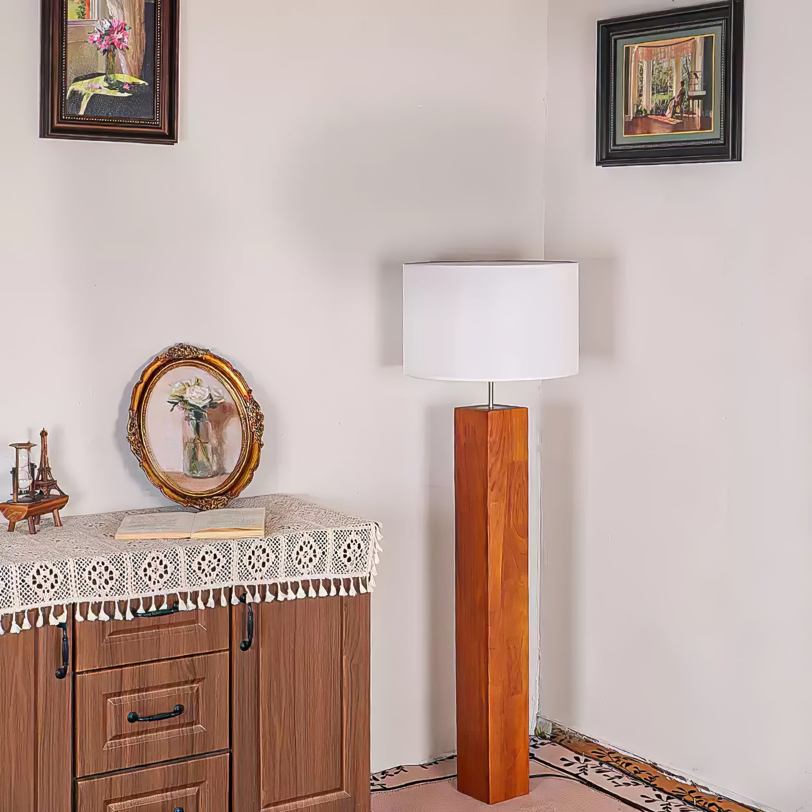 Hearthwood Tower Floor Lamp