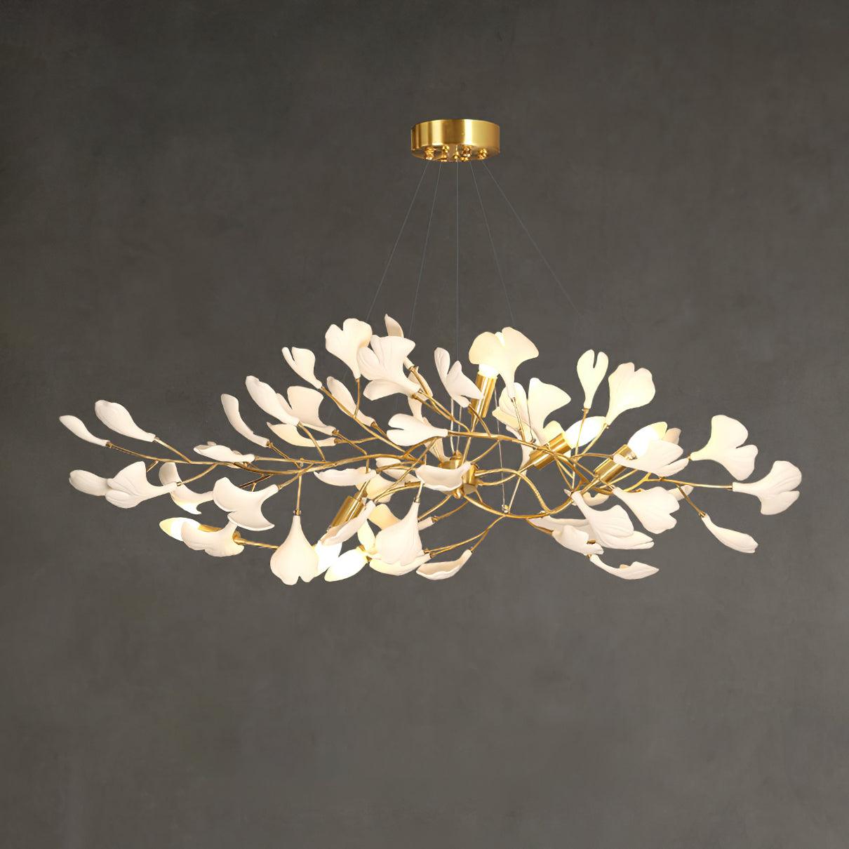 Gingko Chandelier I