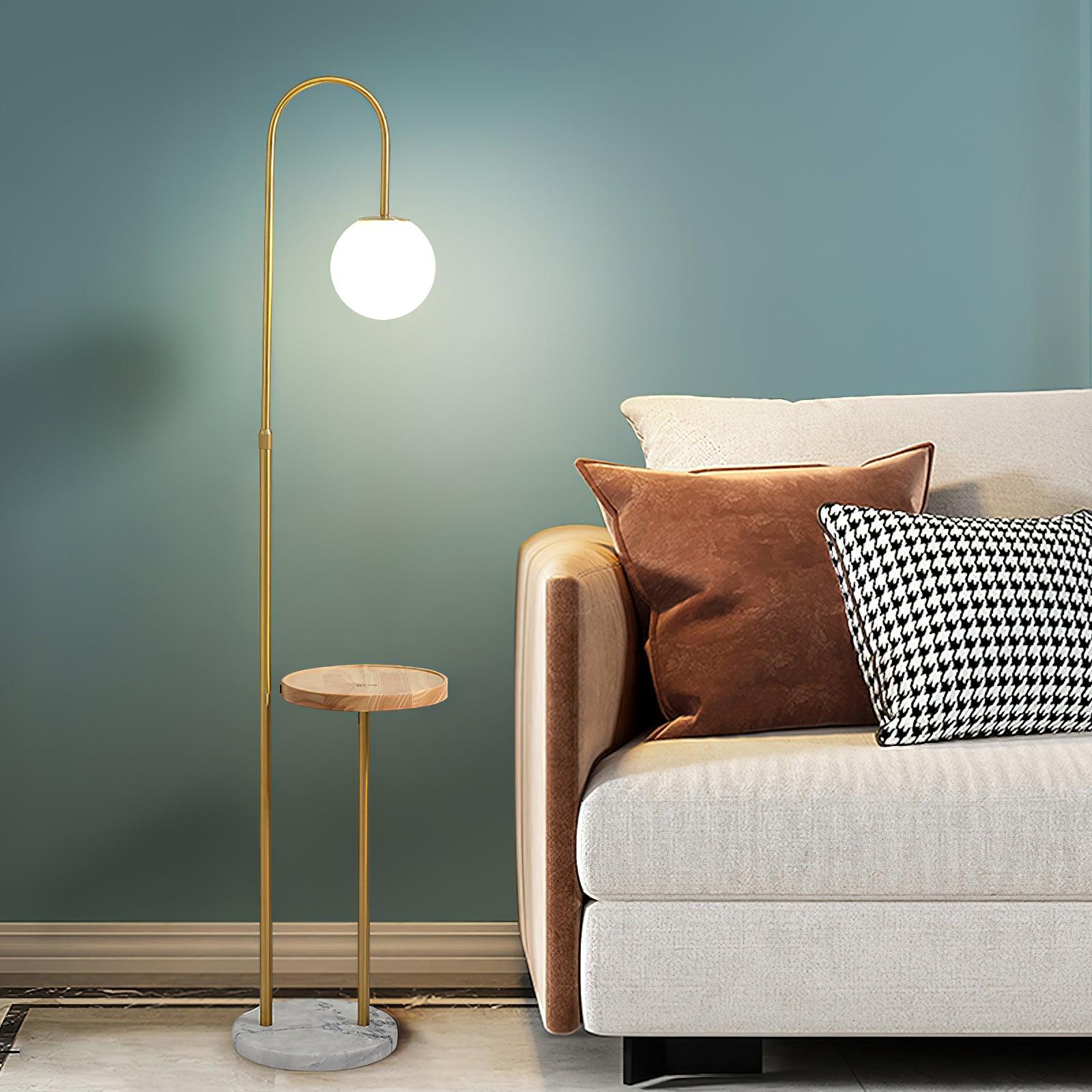 Small Bubble Table Floor Lamp