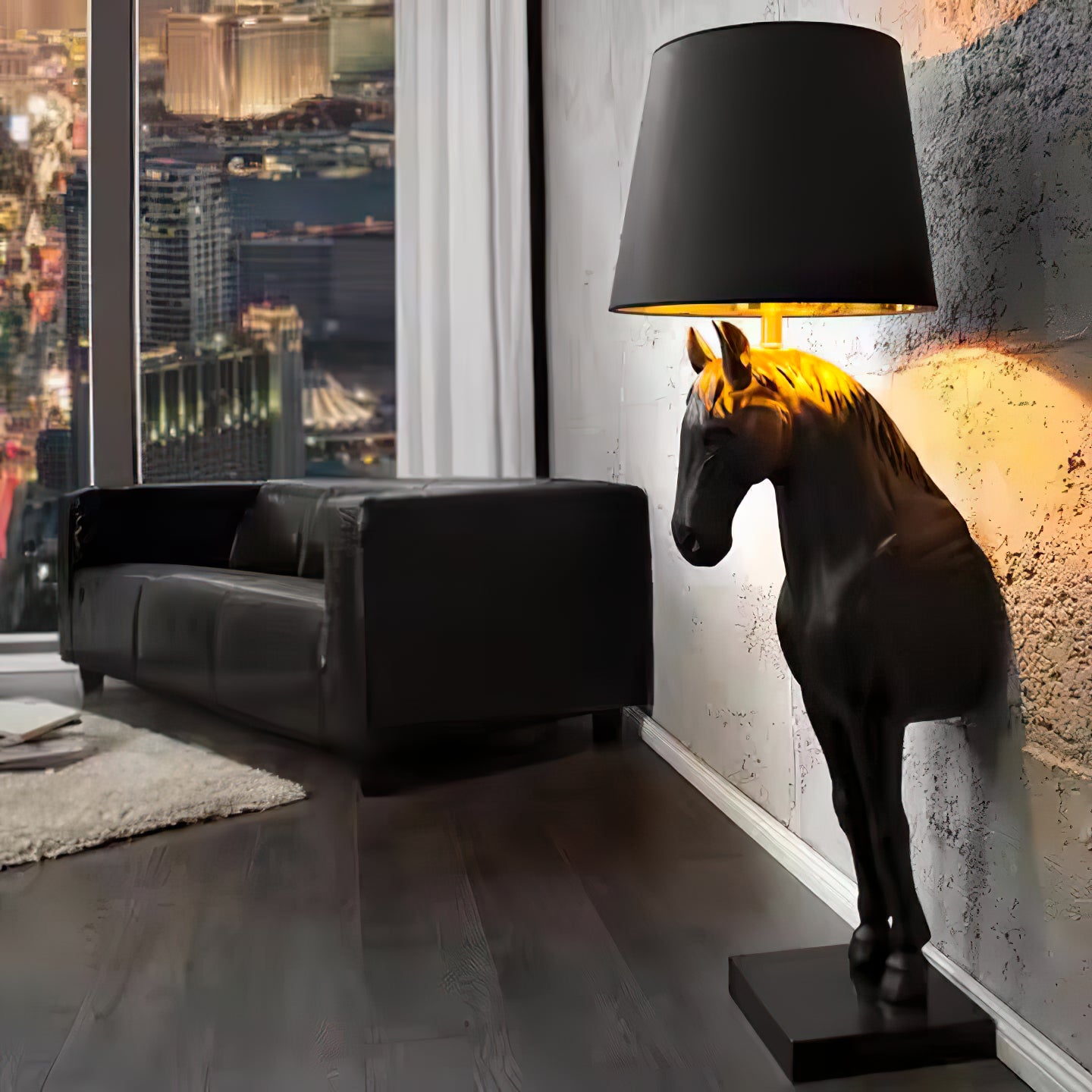 Horse Statue Floor Lamp