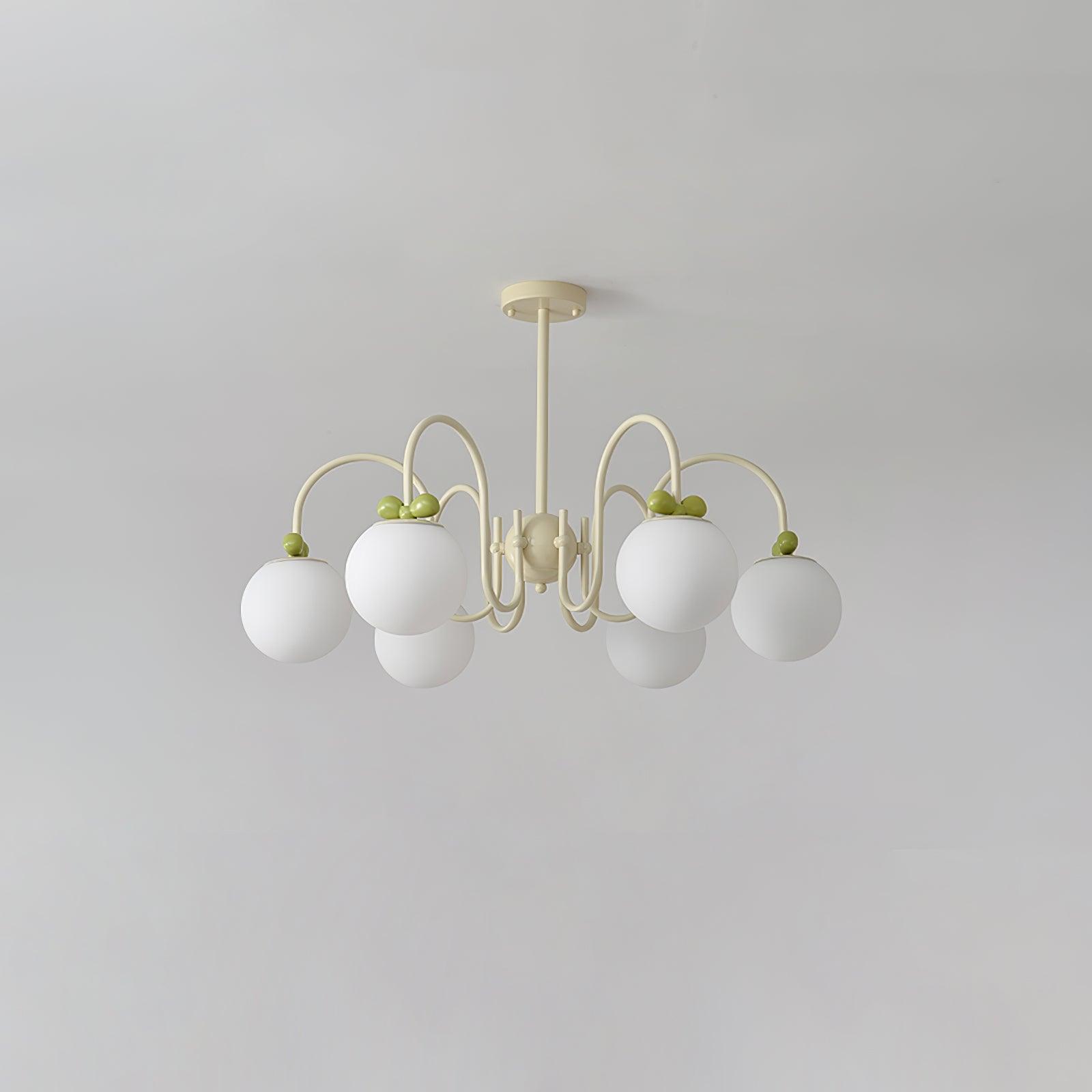 Cream Cherry Chandelier