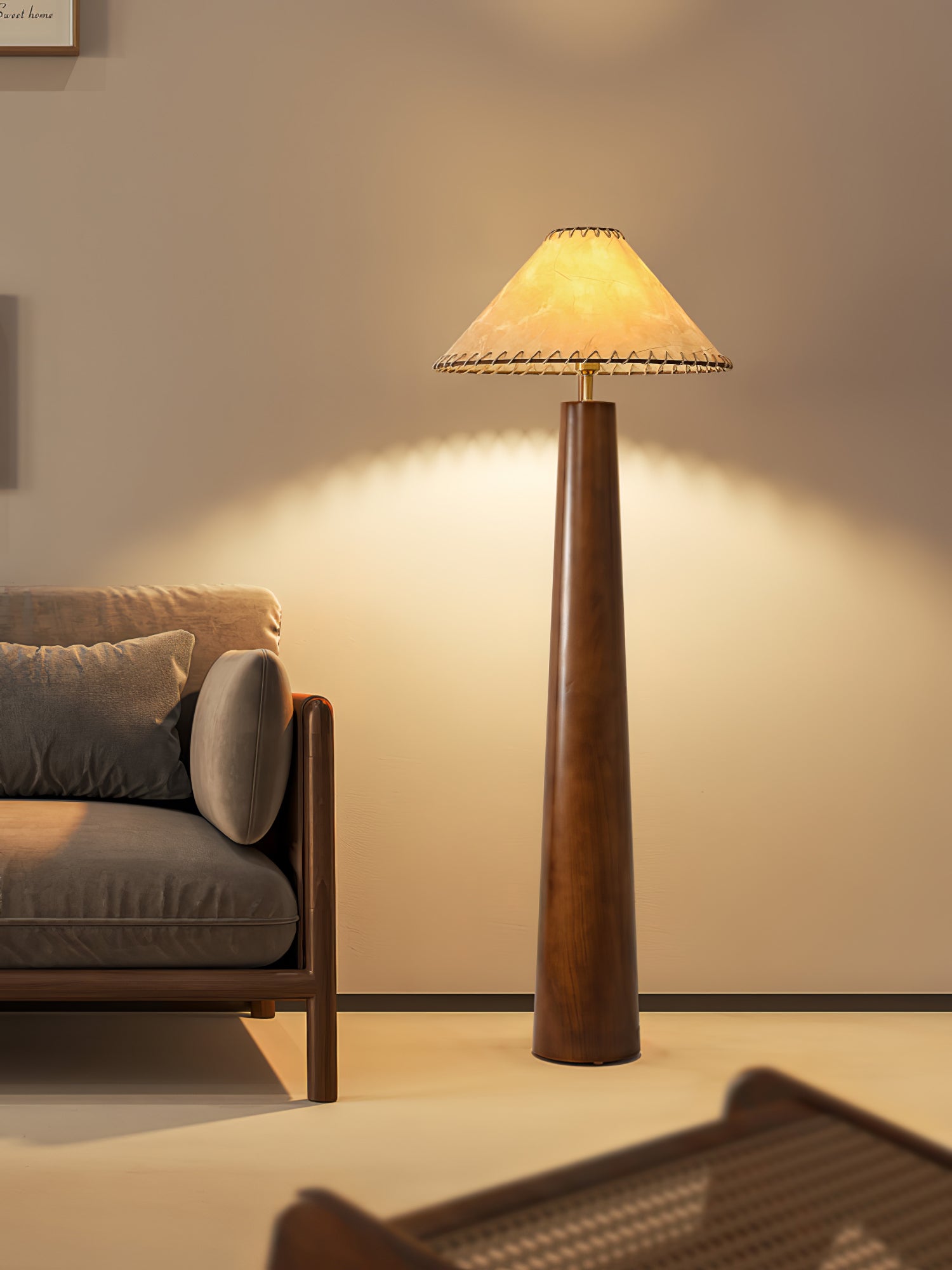 Crestview Paper Column Floor Lamp