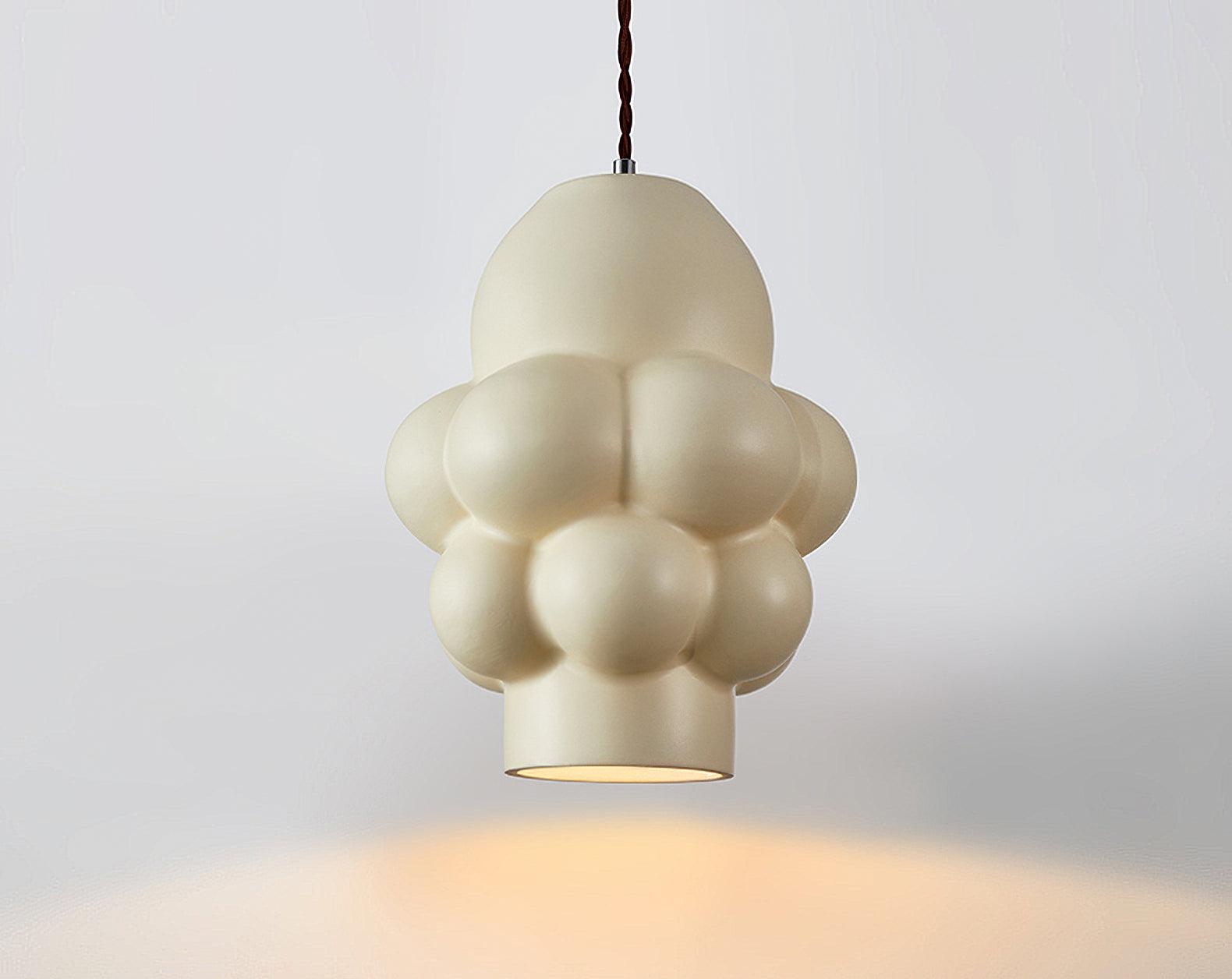 Resin Cream Pendant Lamp