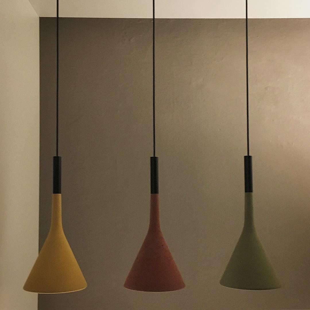 Conical Concrete Pendant Light