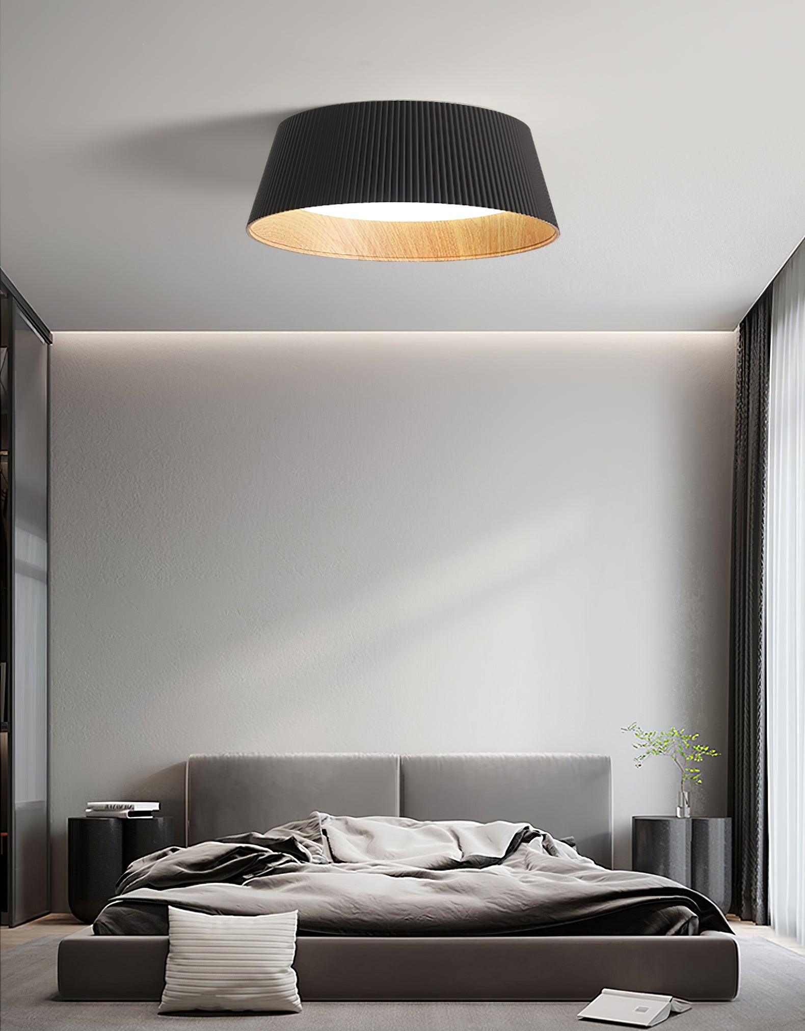 Modern Ribbed Ceiling Light