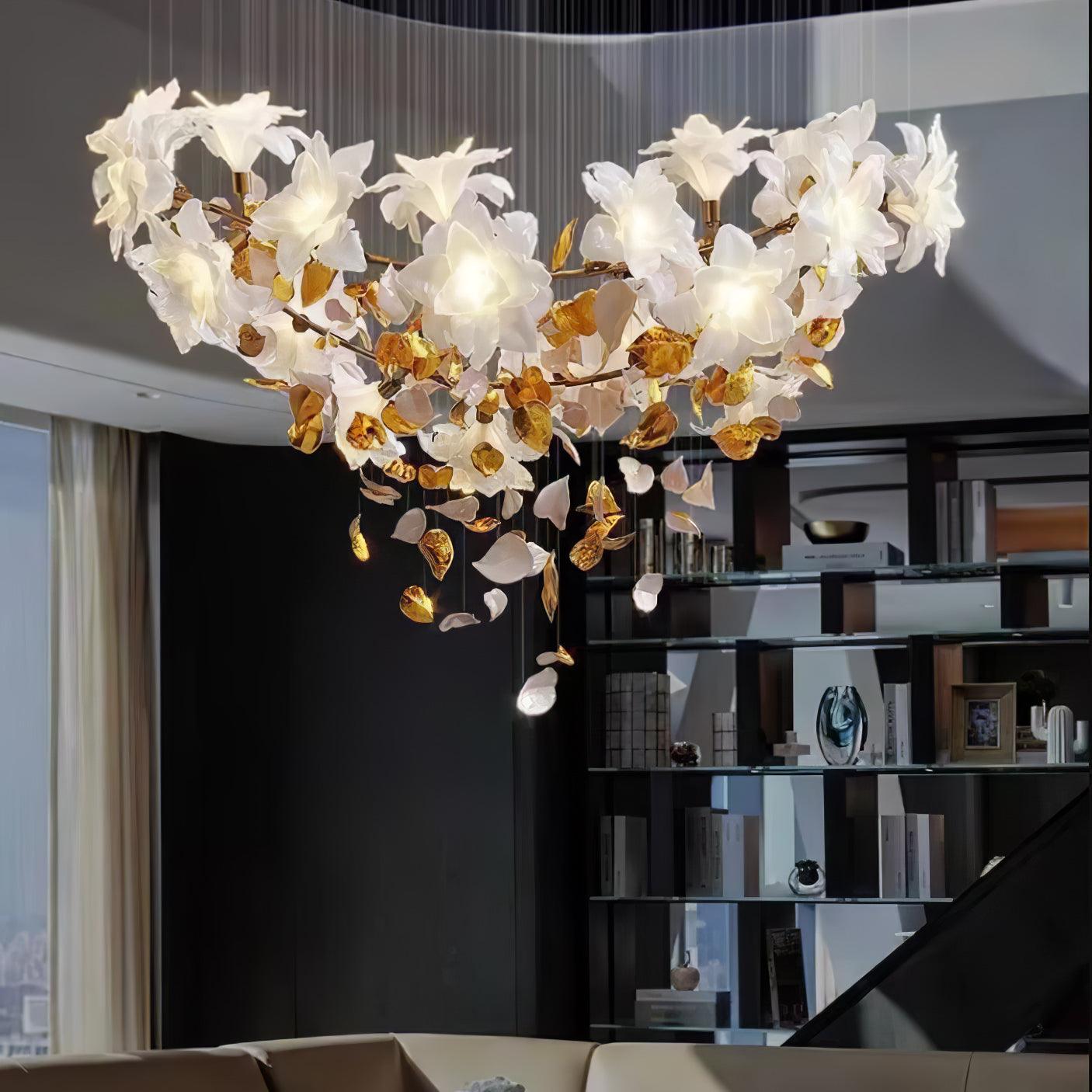 Flying Flowers Fluttering Chandelier