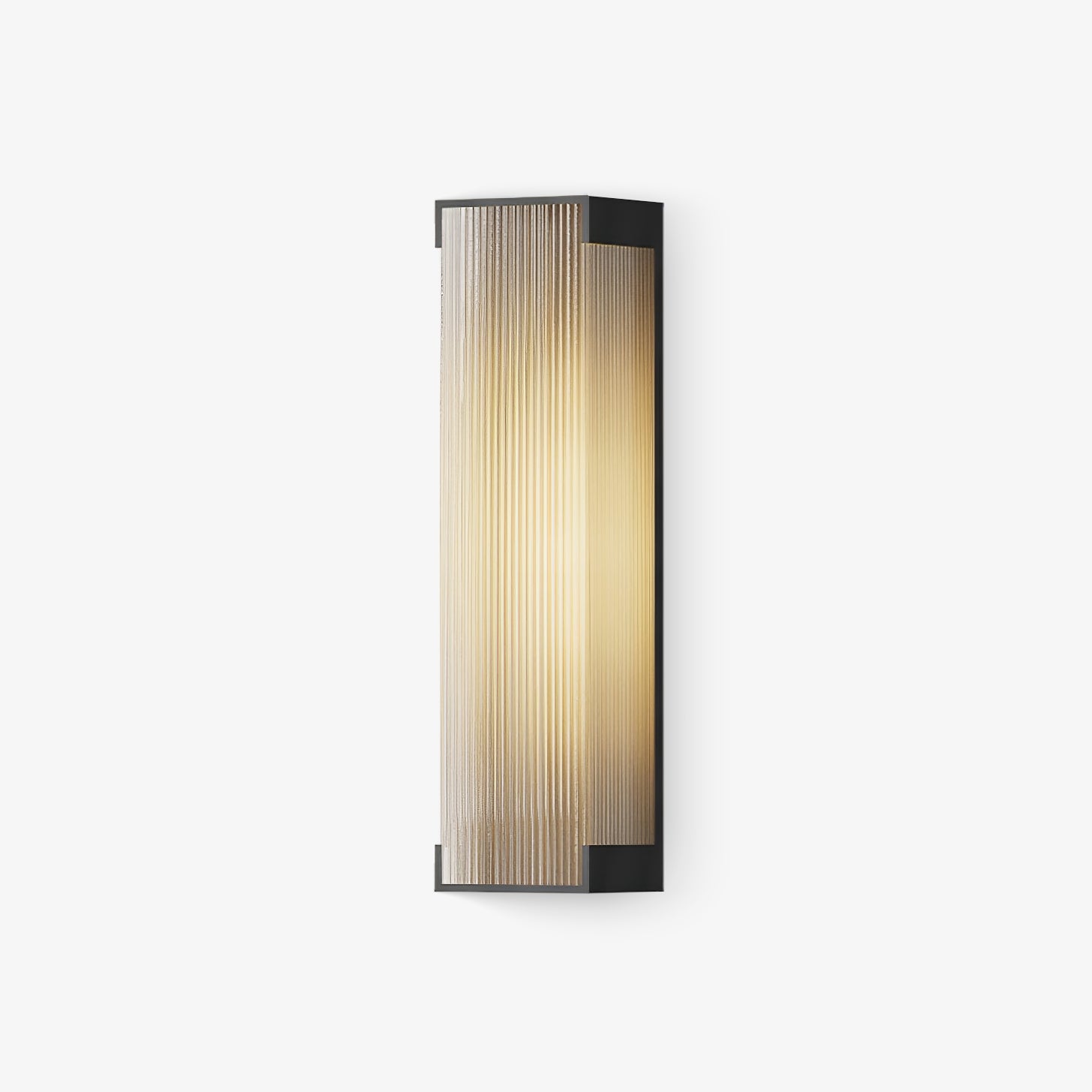 Rectangular Solar Outdoor Wall Light