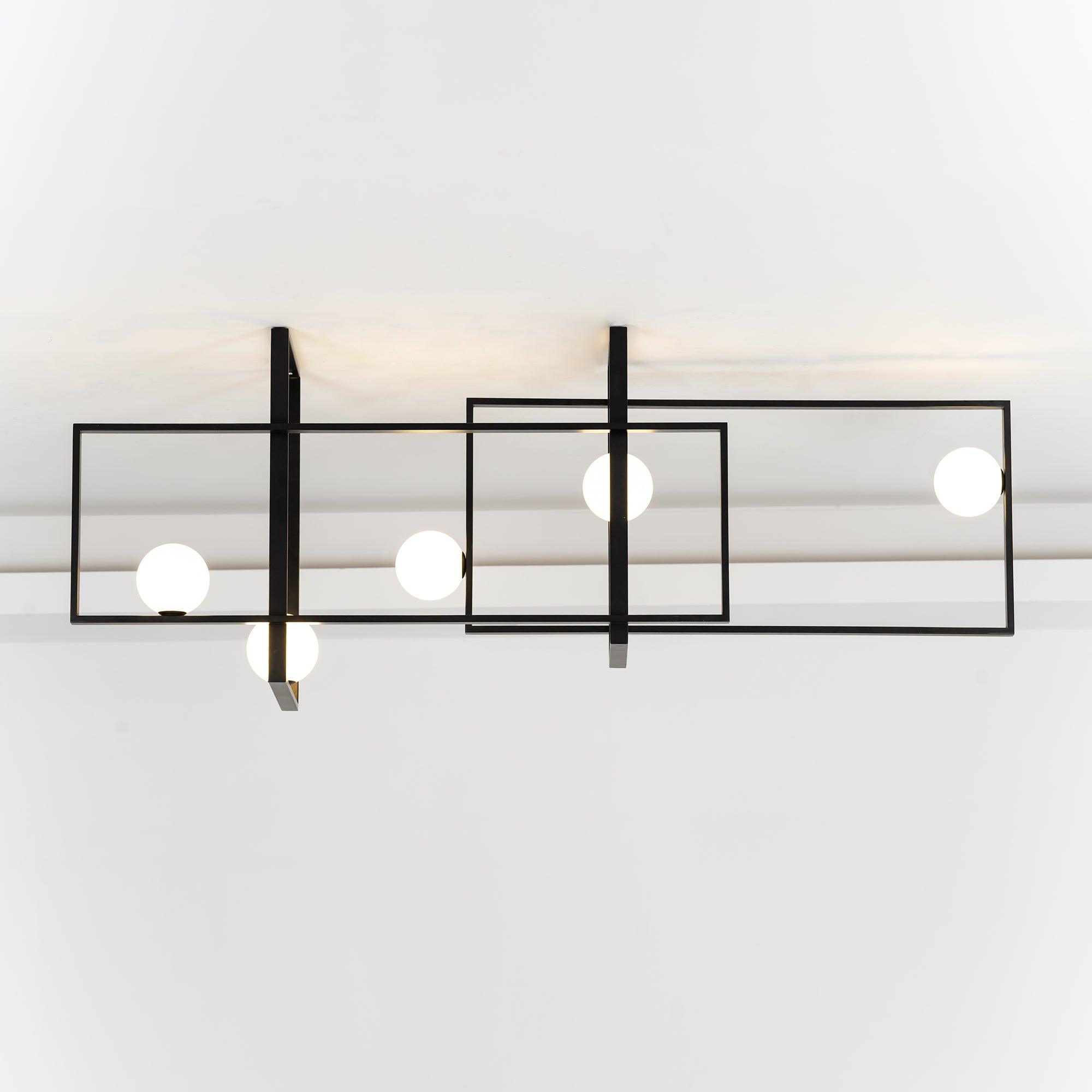 Mondrian Glass Ceiling Light